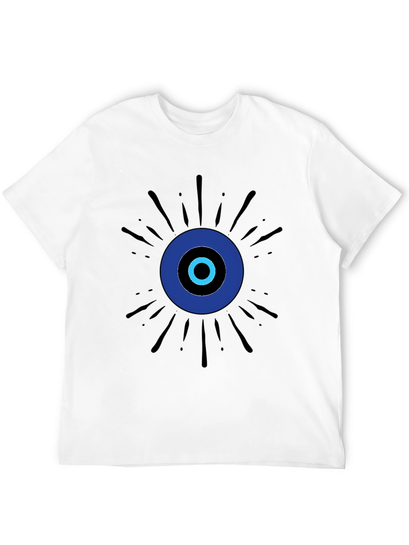Evil Eye Graphic Tee - Stylish Protection