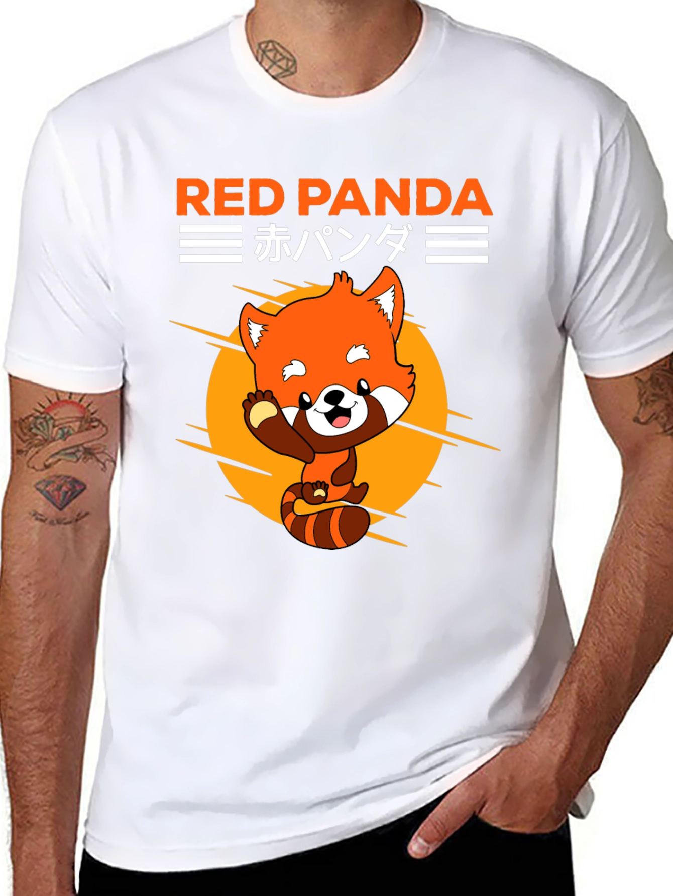 Red Panda Graphic Tee - Cute Anime Style