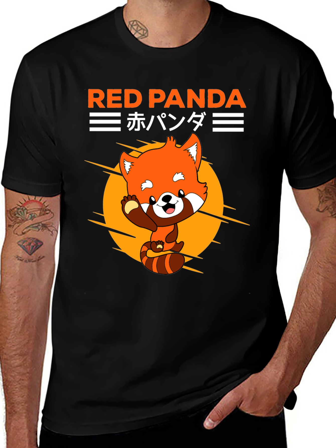 Red Panda Graphic Tee - Cute Anime Style