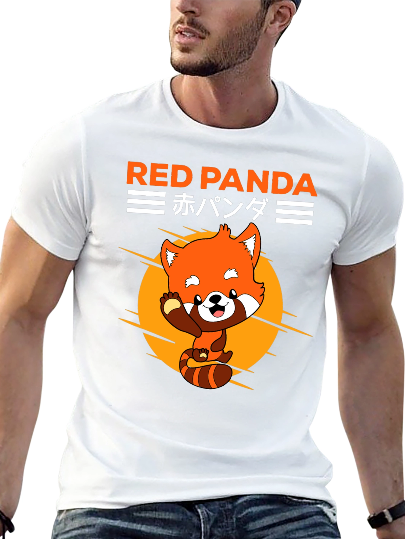 Red Panda Graphic Tee - Cute Anime Style