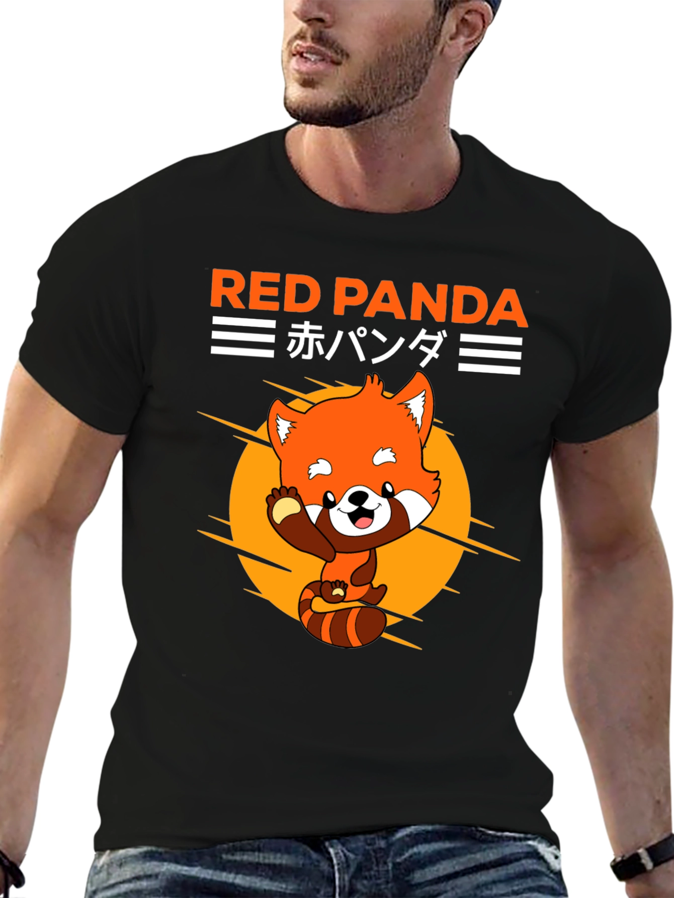 Red Panda Graphic Tee - Cute Anime Style