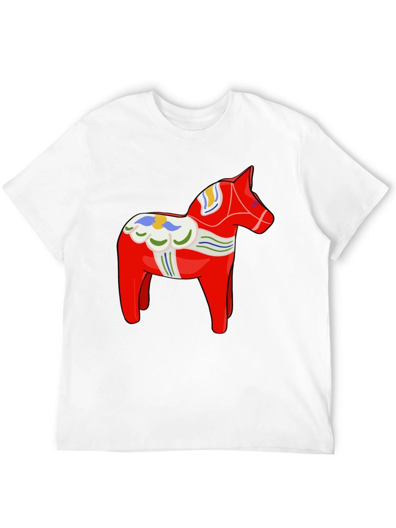 Dala Horse Graphic Tee - Black