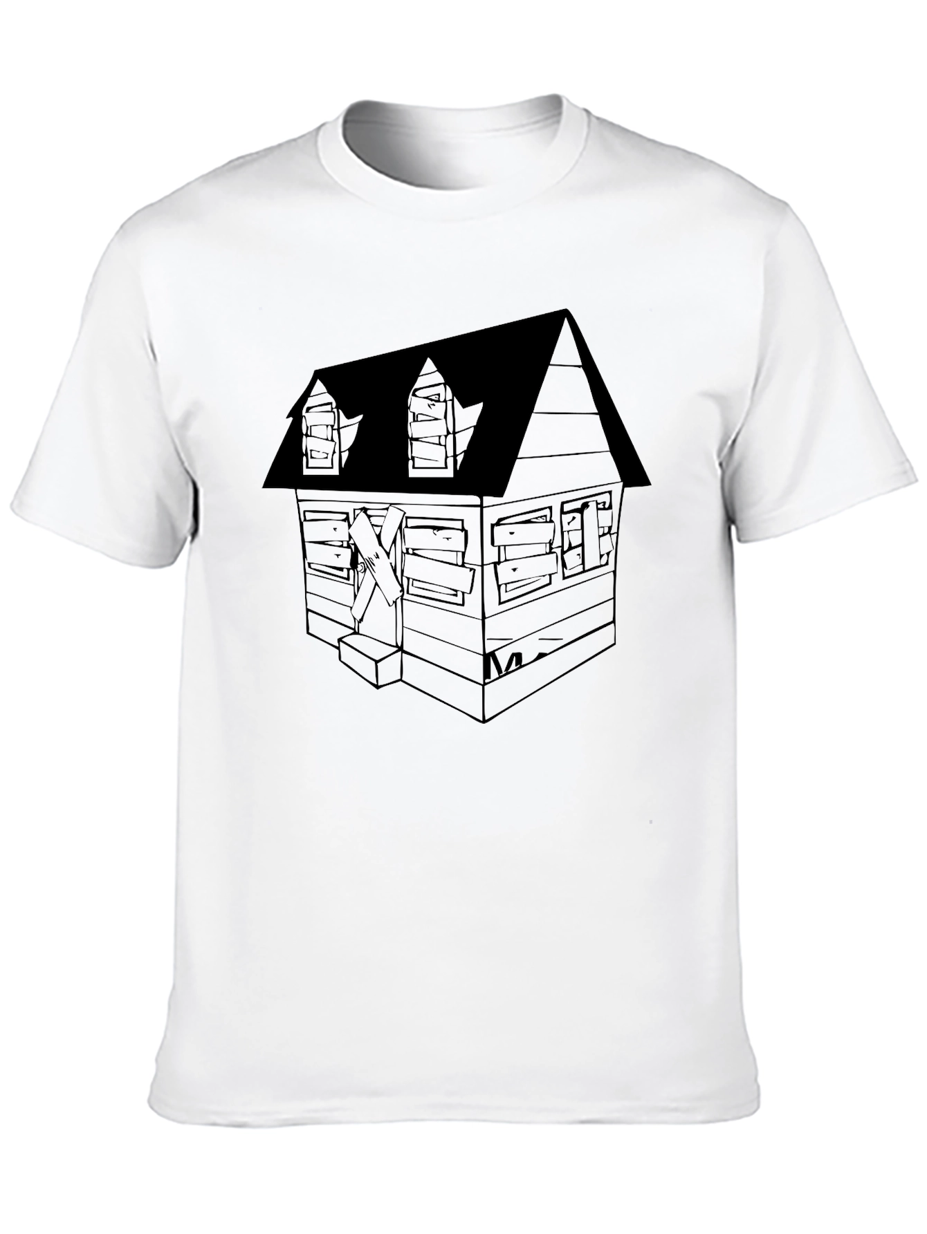Creepy Cabin Graphic T-Shirt