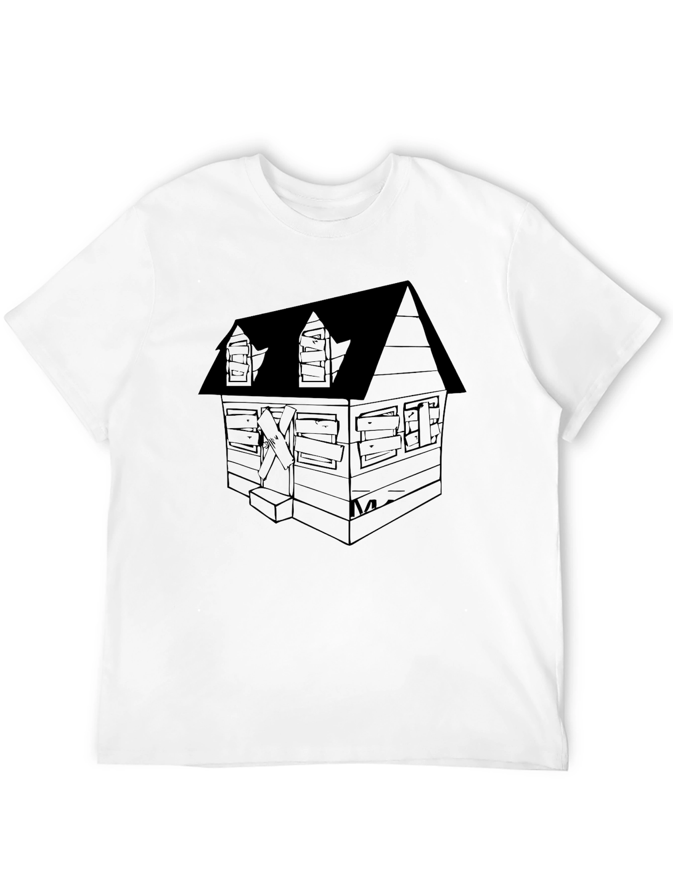 Creepy Cabin Graphic T-Shirt