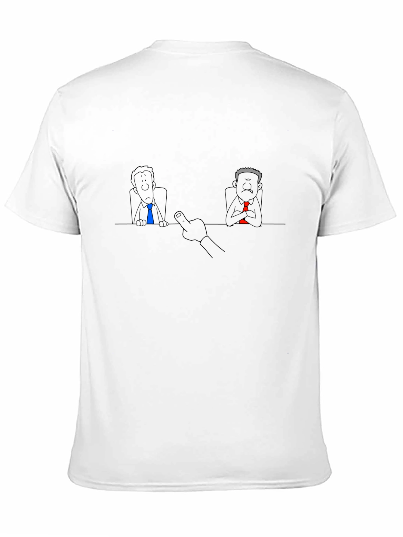 Funny Middle Finger Boss Meeting T-Shirt