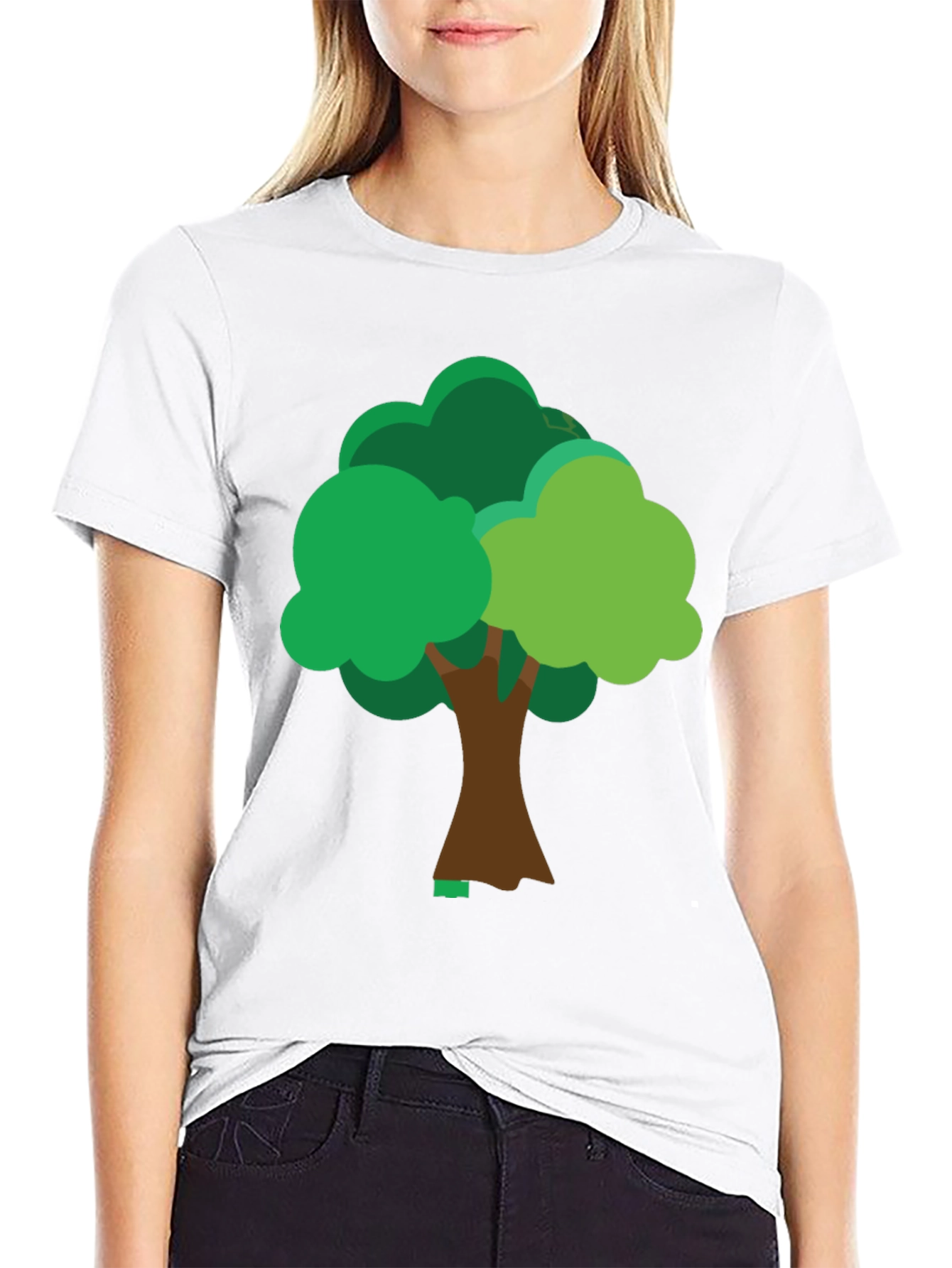 Fun Tree Graphic Tee - Casual Black T-Shirt