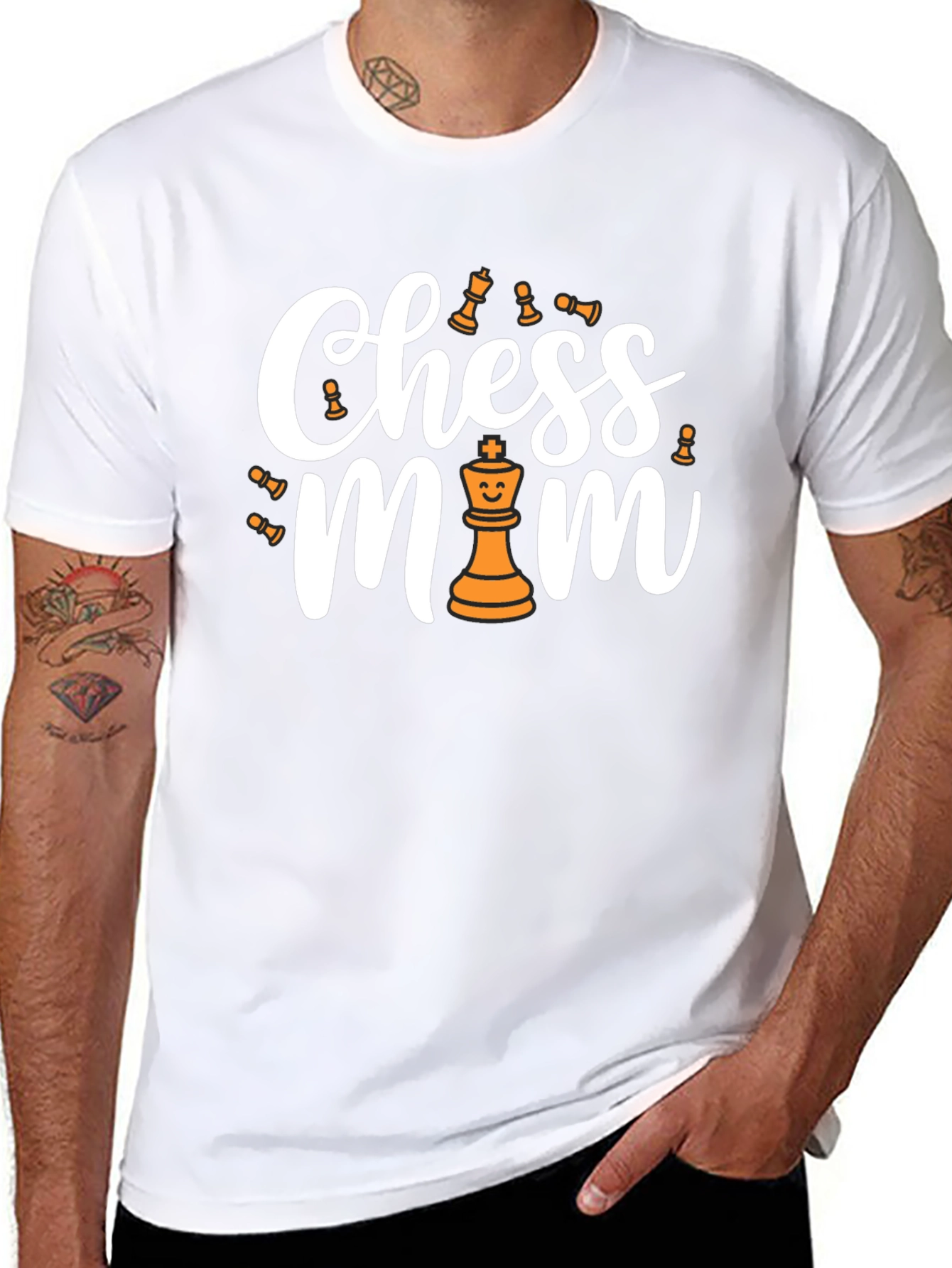 Chess Mom Black T-Shirt