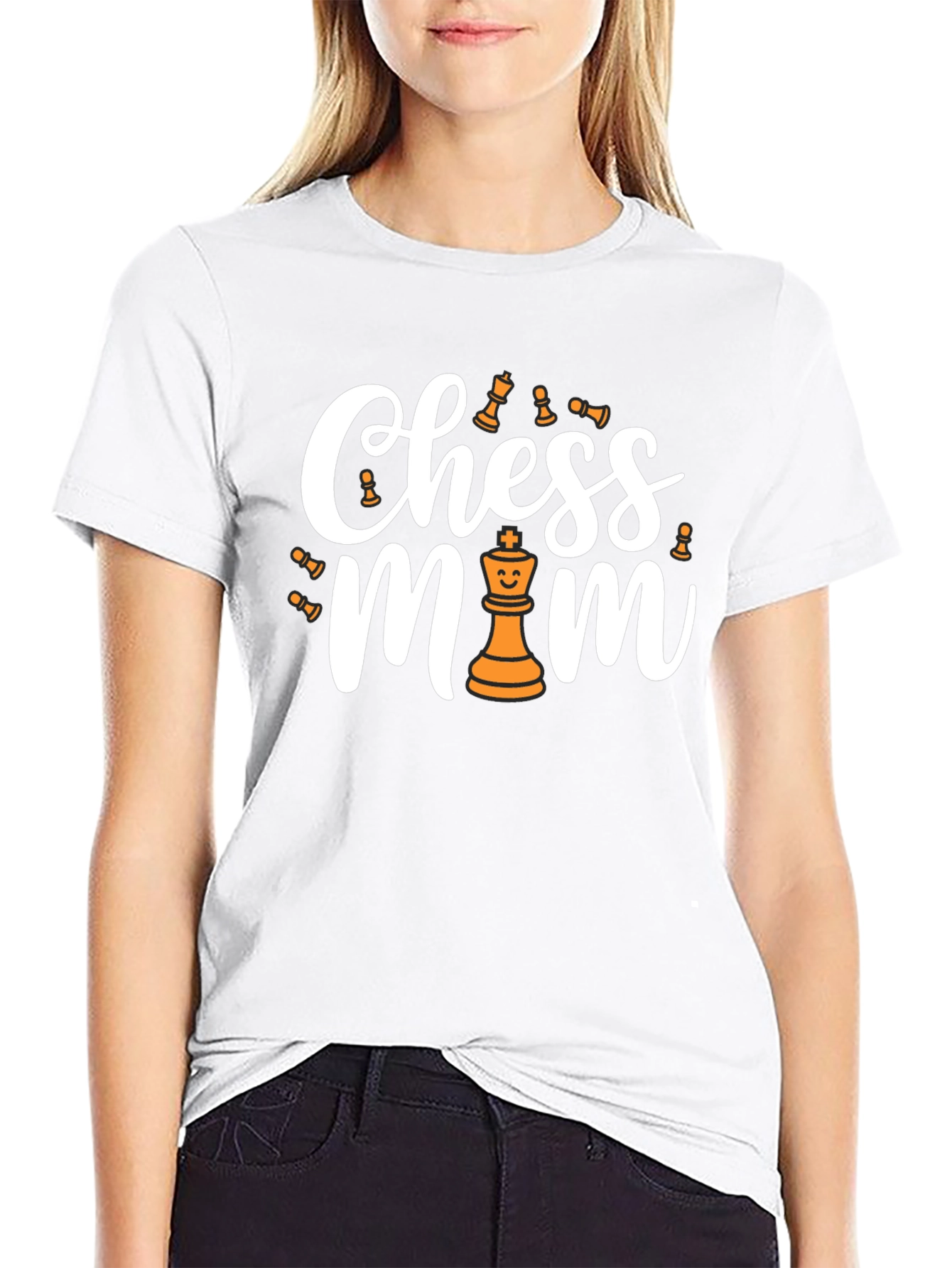 Chess Mom Black T-Shirt