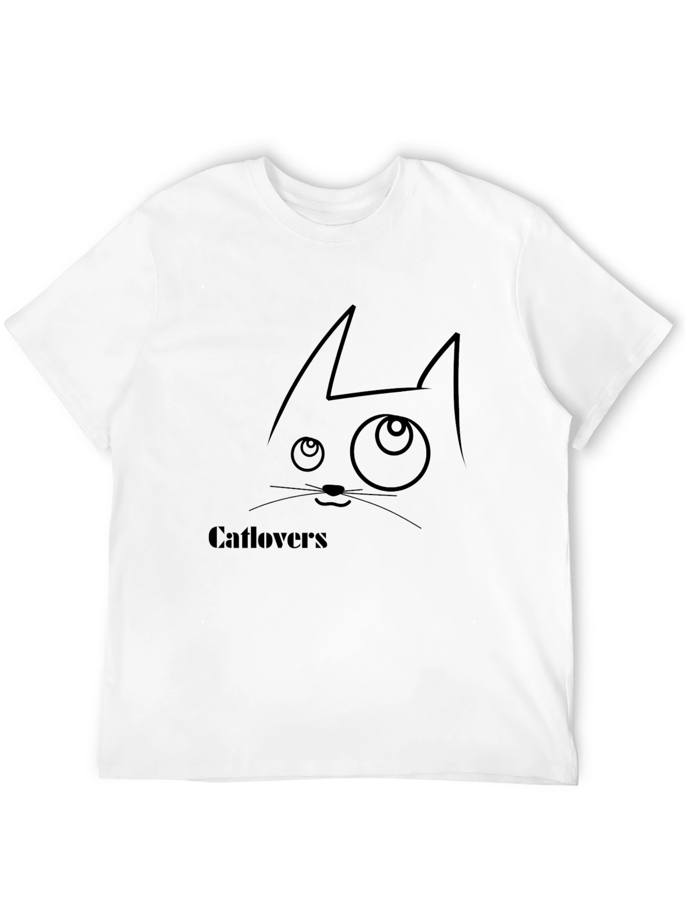 Catlovers Graphic Tee - Black