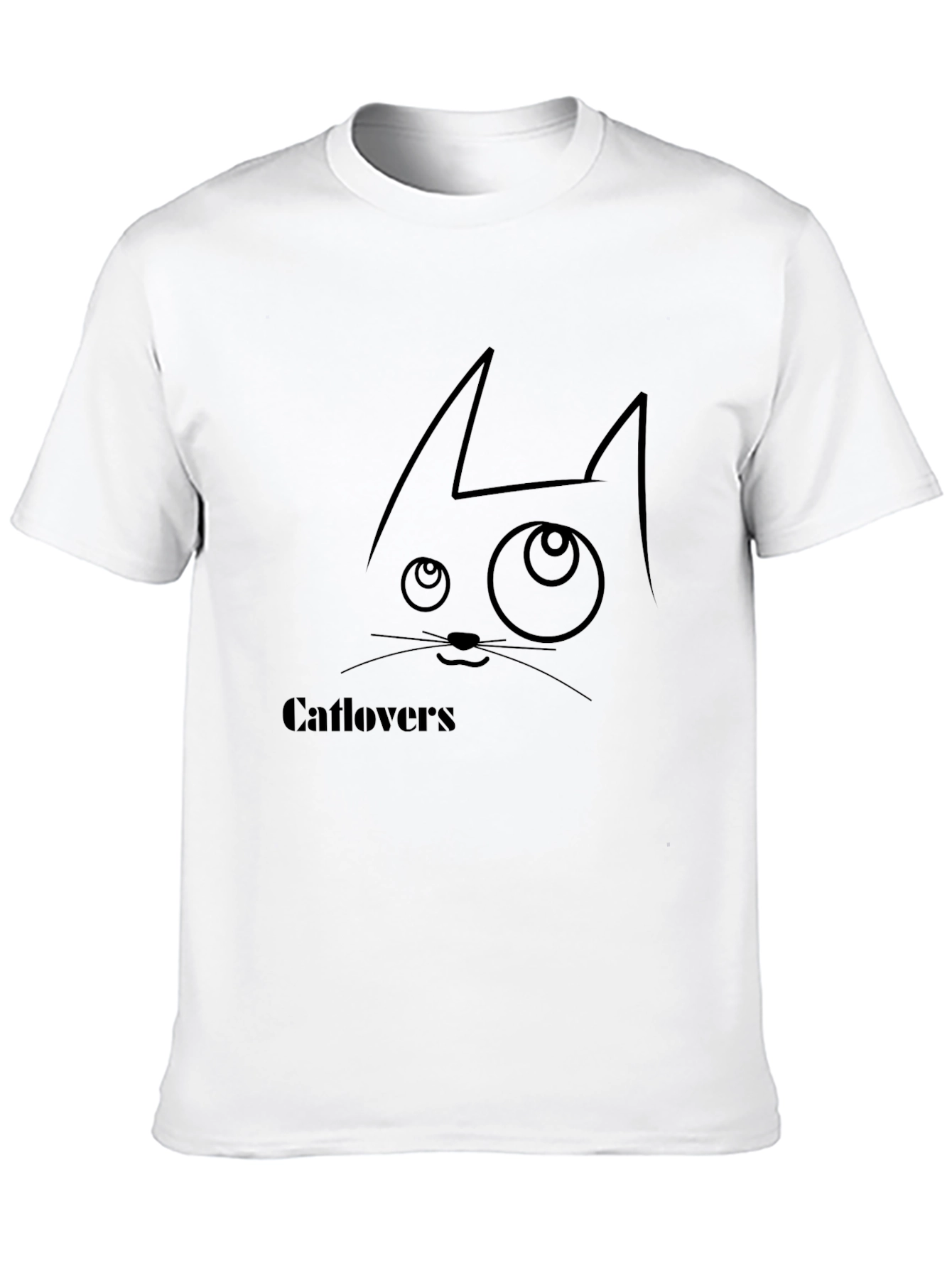 Catlovers Graphic Tee - Black