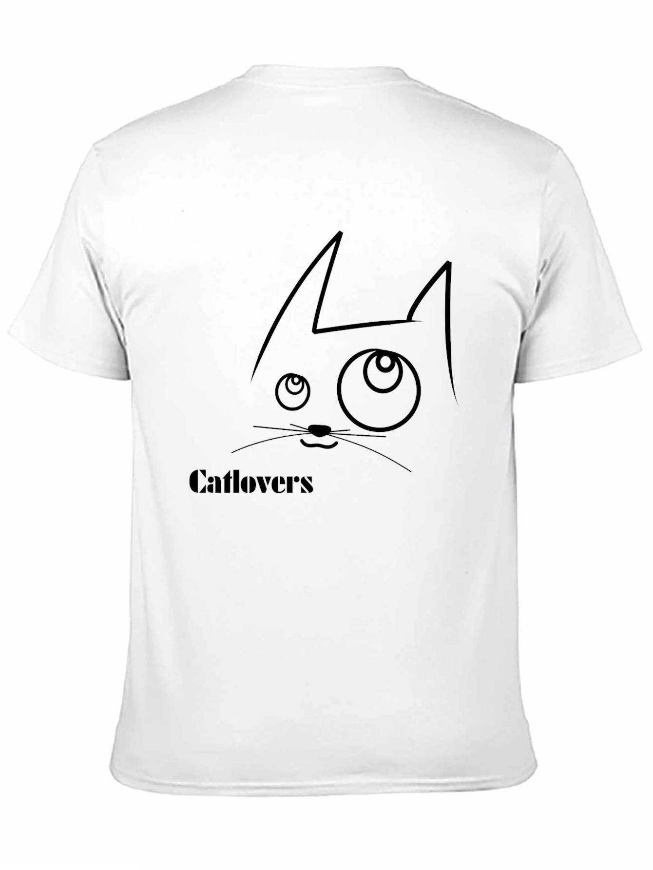 Catlovers Graphic Tee - Black