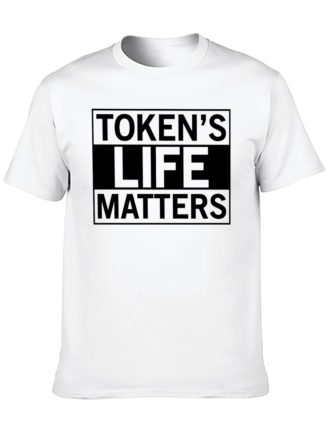 Tokens Life Matters Black Graphic T-Shirt