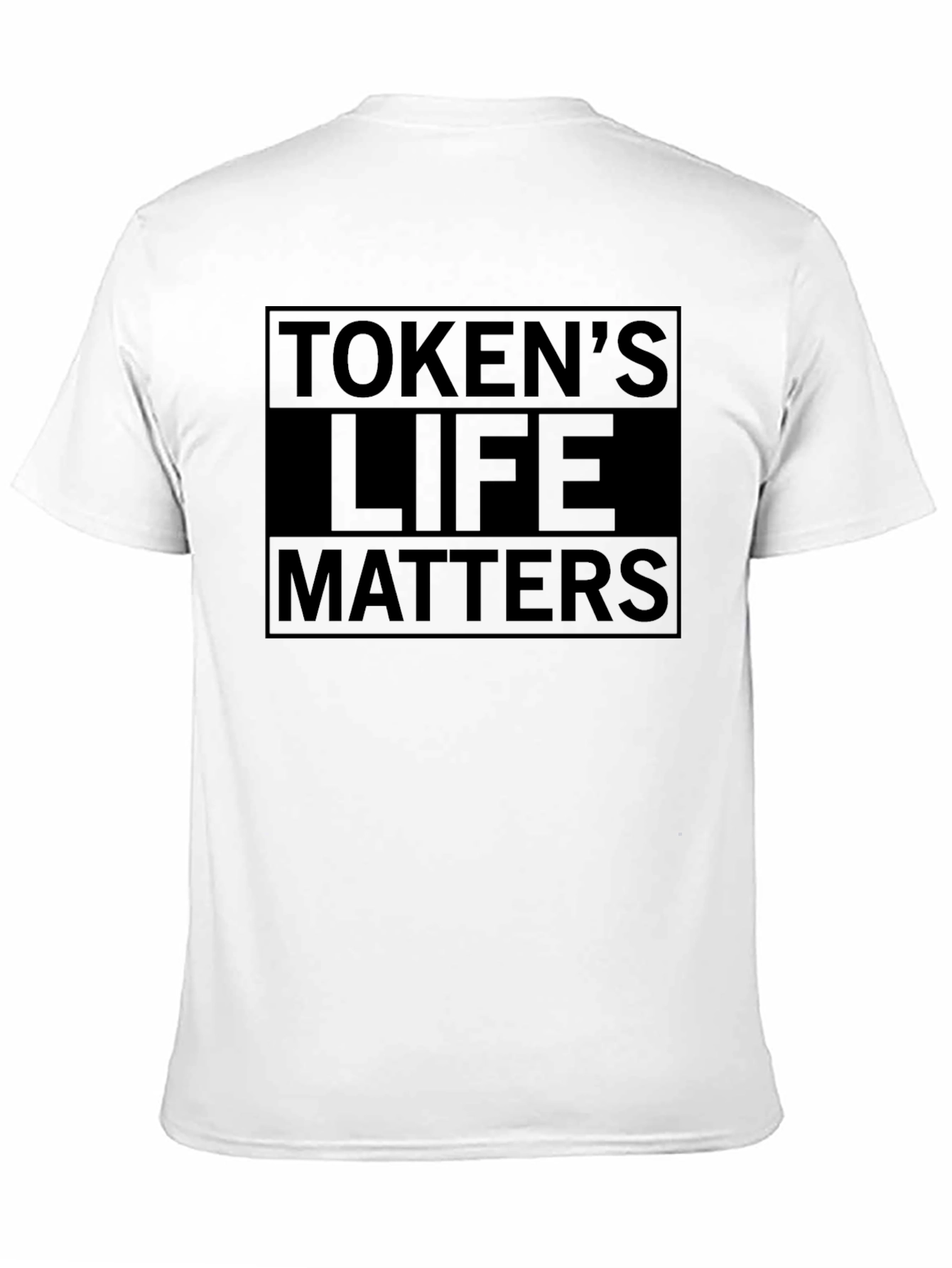 Tokens Life Matters Black Graphic T-Shirt