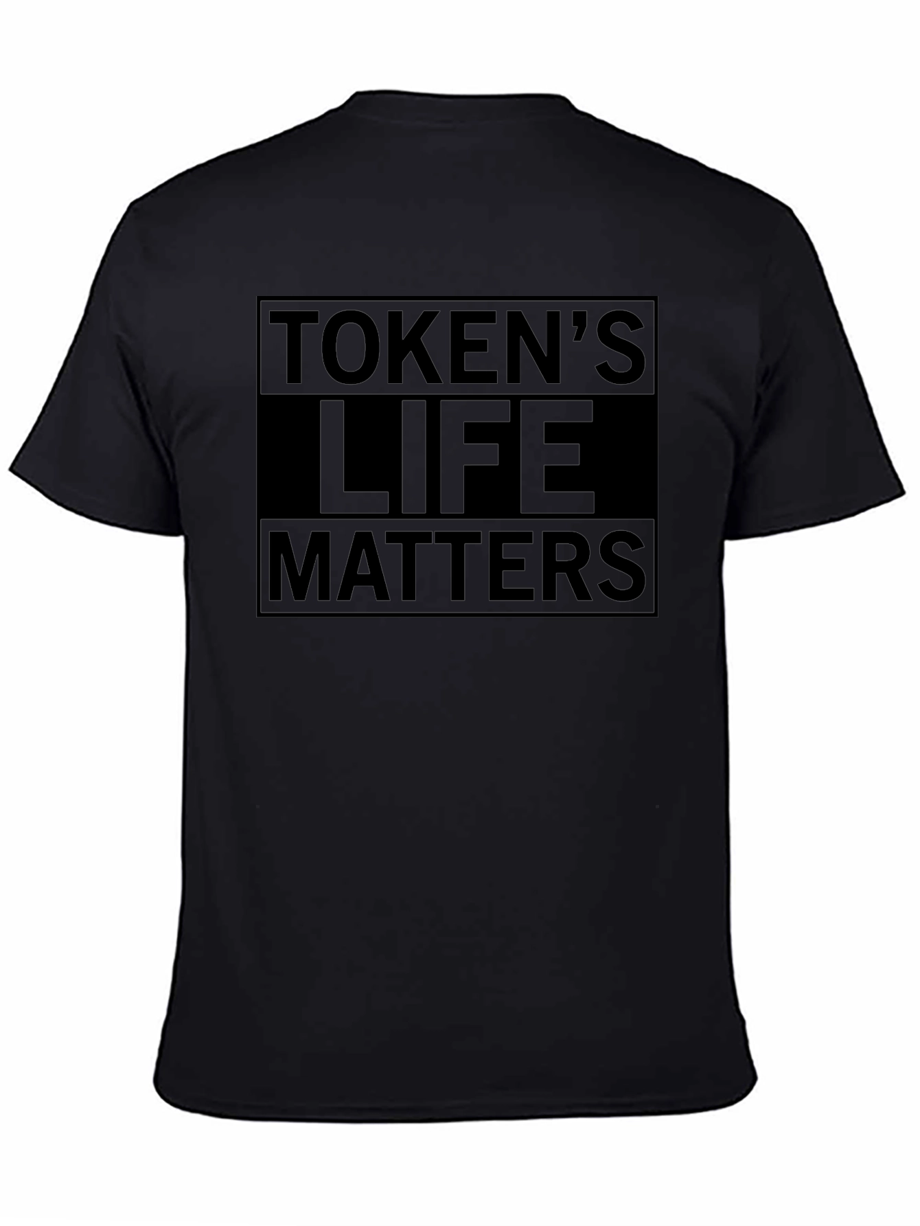 Tokens Life Matters Black Graphic T-Shirt