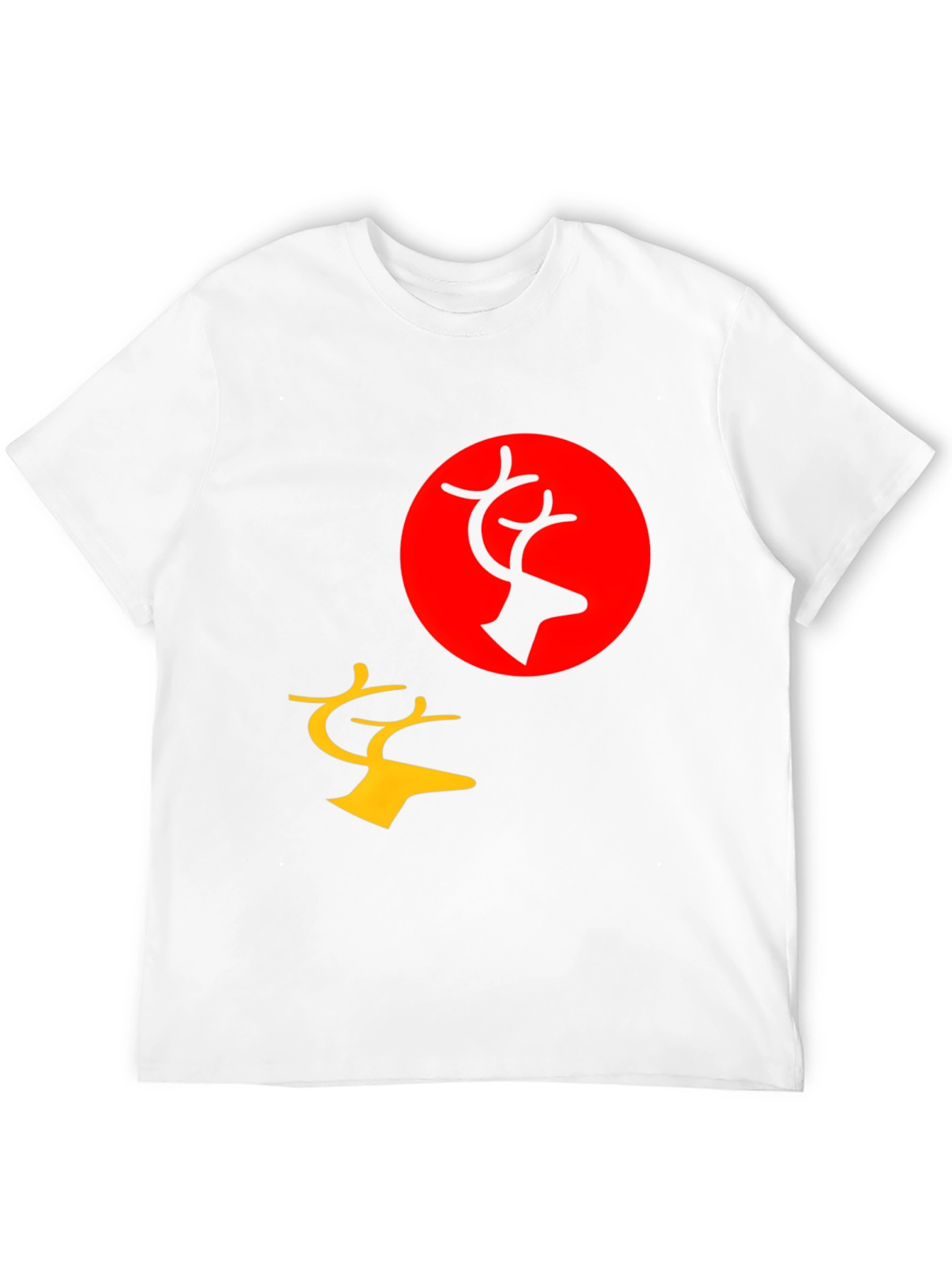 Black Deer Graphic Tee - Bold and Stylish