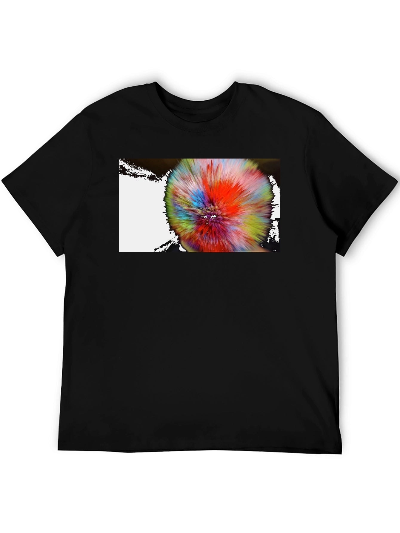 Abstract Burst Graphic Tee - Modern Art Shirt