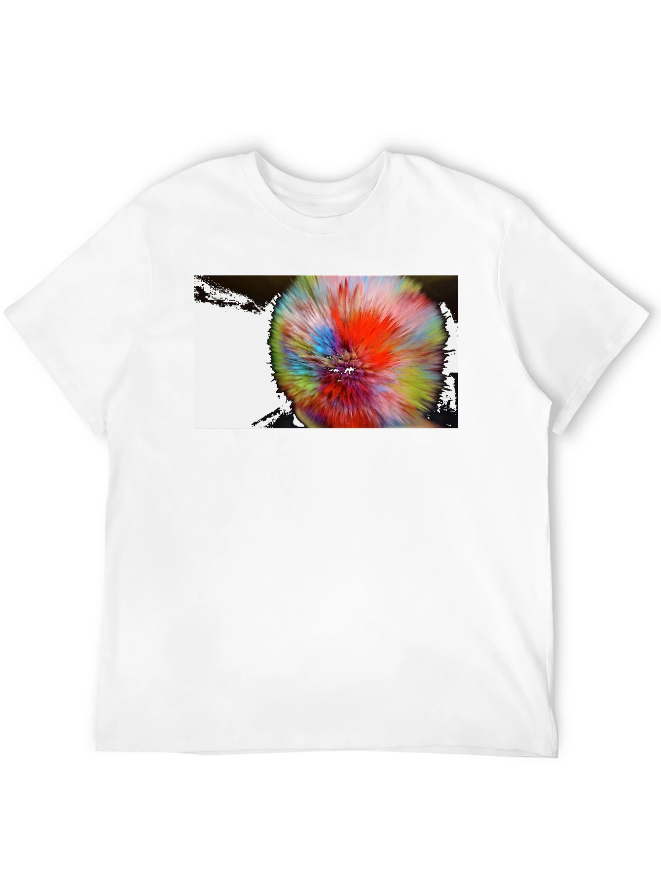 Abstract Burst Graphic Tee - Modern Art Shirt