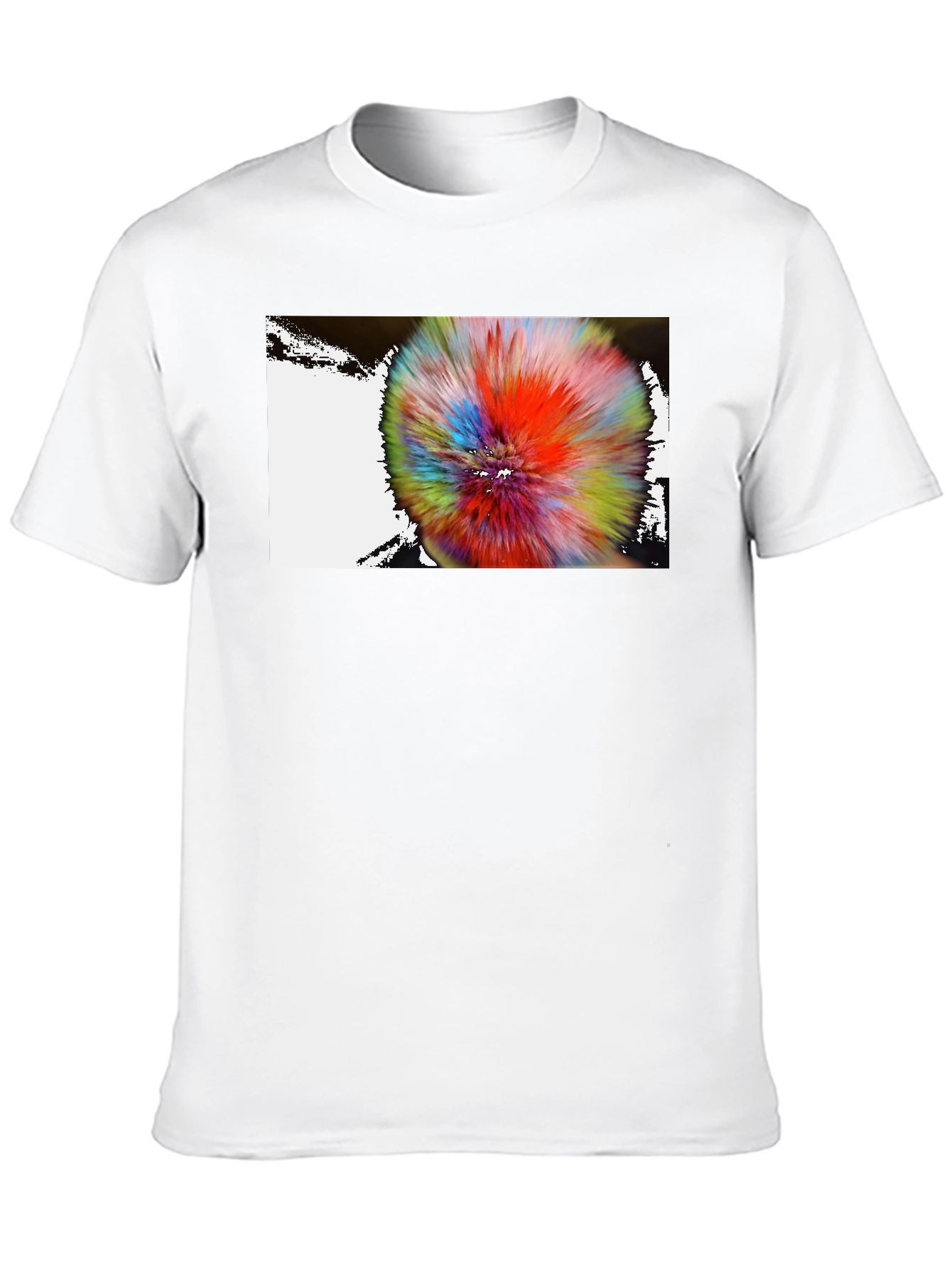 Abstract Burst Graphic Tee - Modern Art Shirt