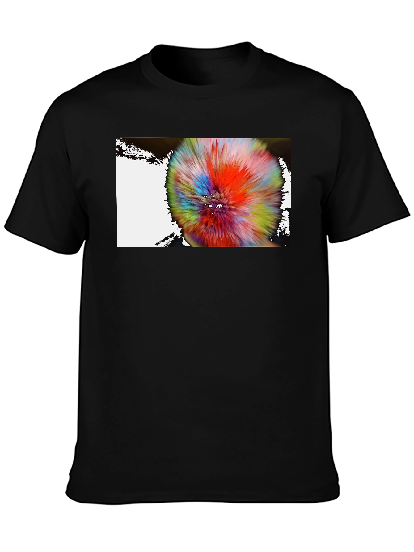 Abstract Burst Graphic Tee - Modern Art Shirt
