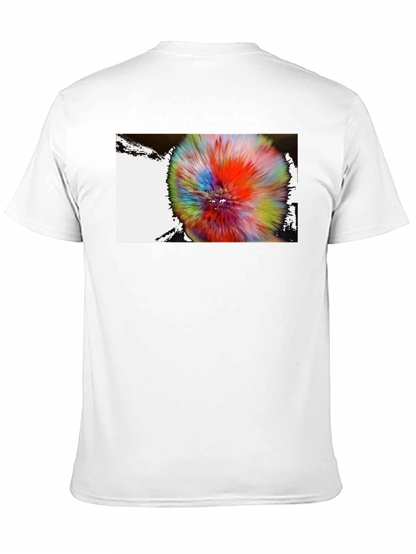 Abstract Burst Graphic Tee - Modern Art Shirt