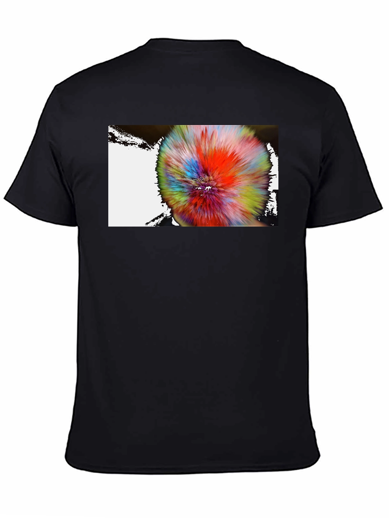 Abstract Burst Graphic Tee - Modern Art Shirt