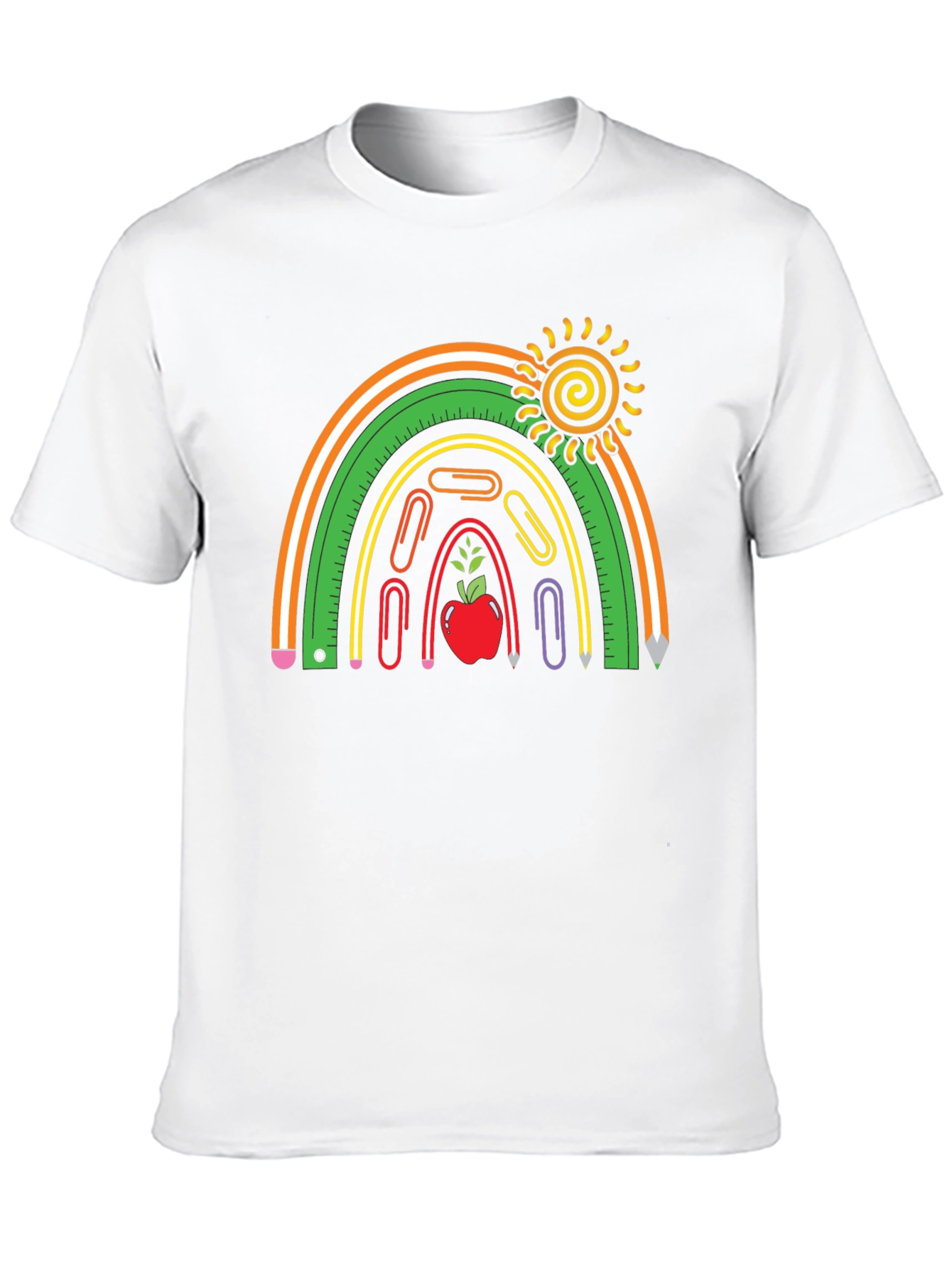 Teacher Rainbow Graphic T-Shirt