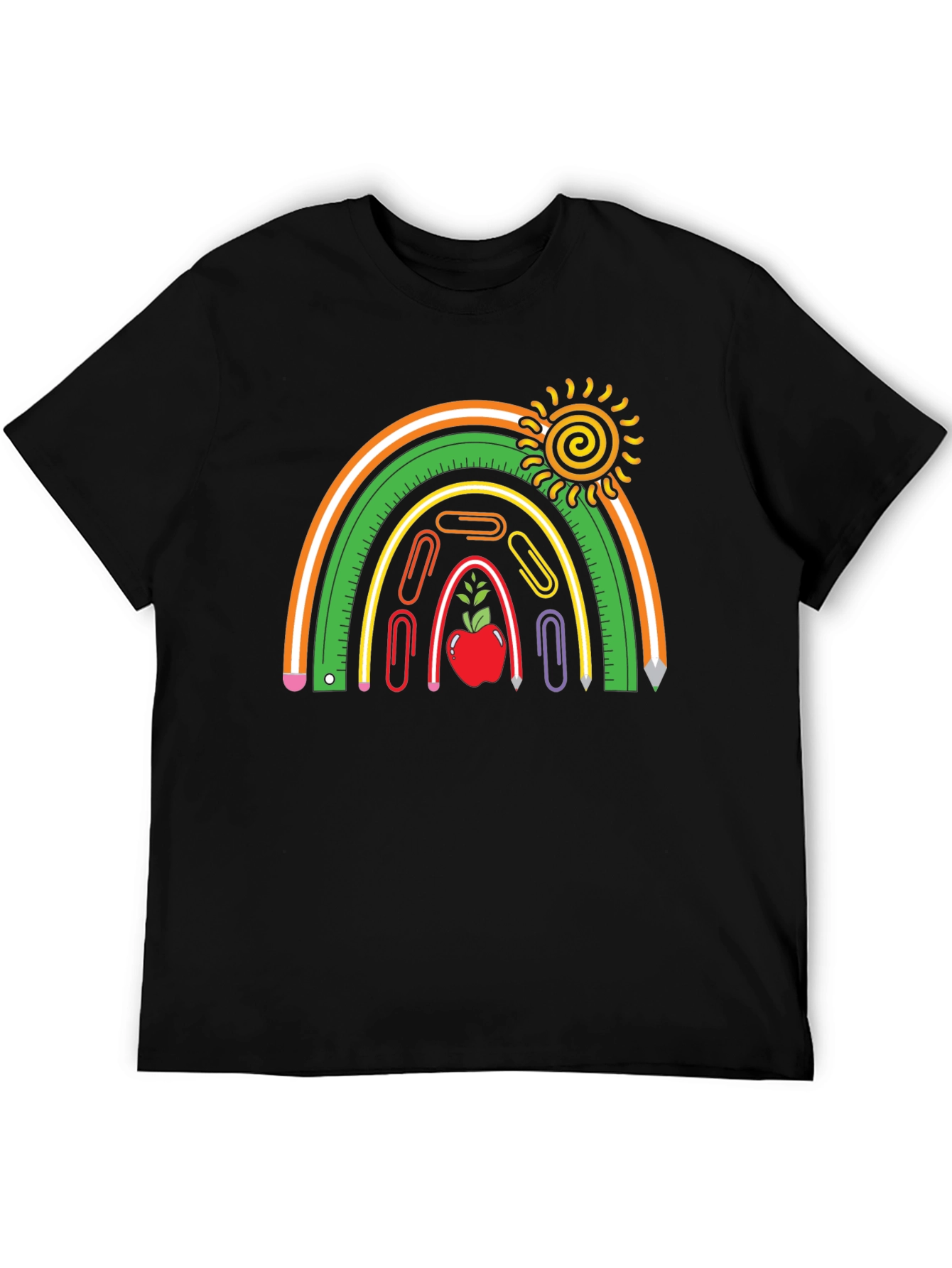 Teacher Rainbow Graphic T-Shirt