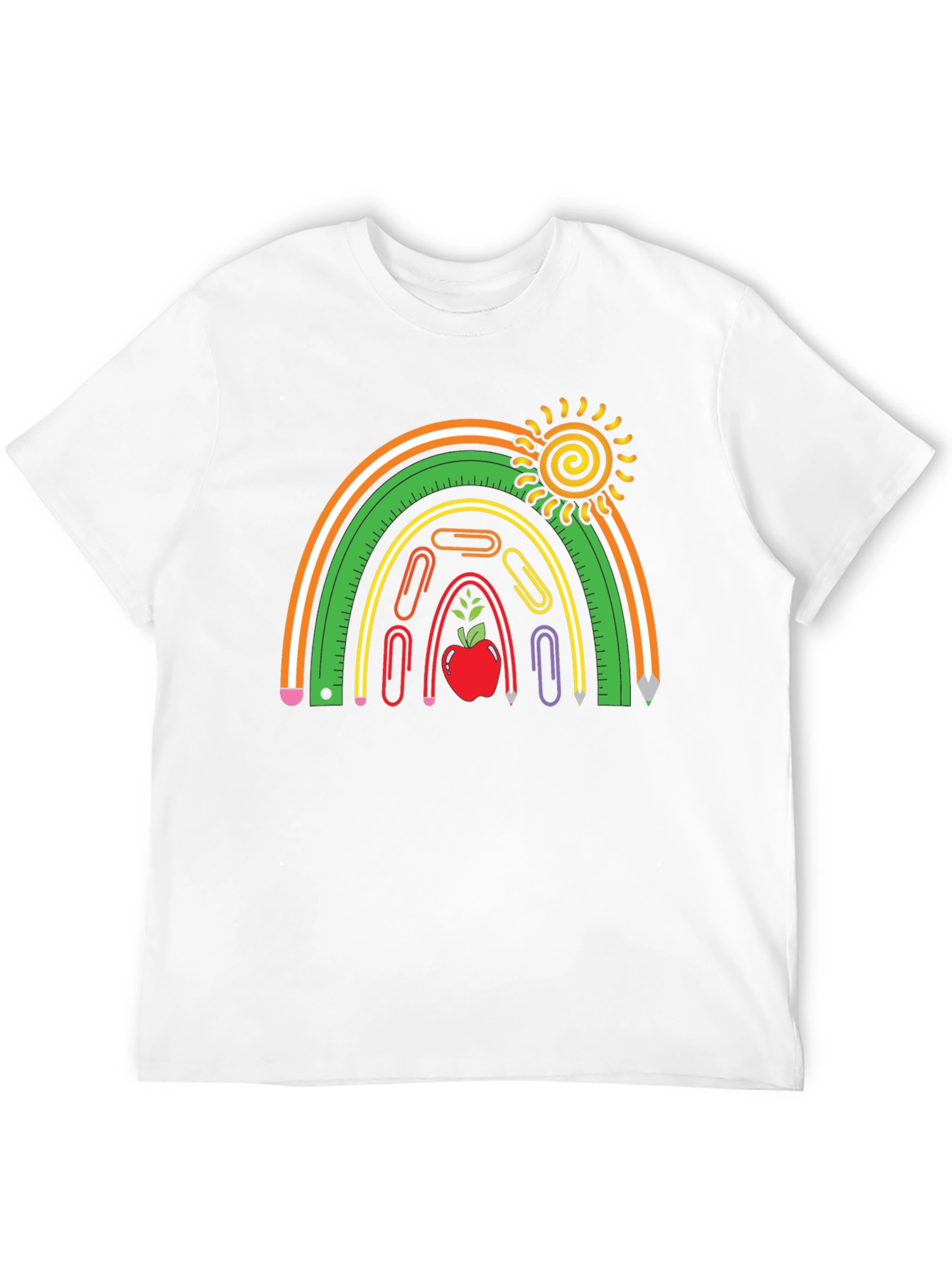 Teacher Rainbow Graphic T-Shirt