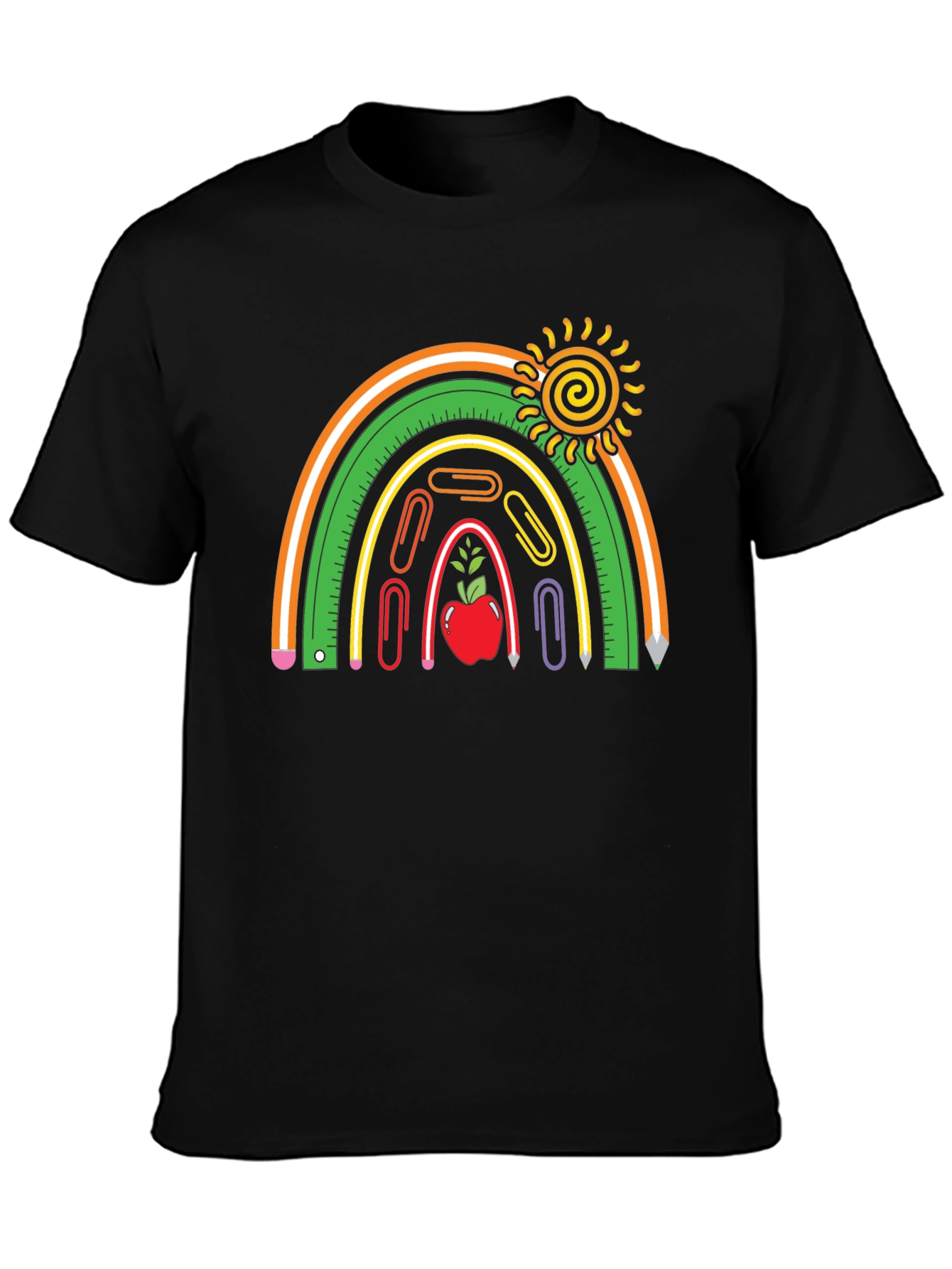 Teacher Rainbow Graphic T-Shirt