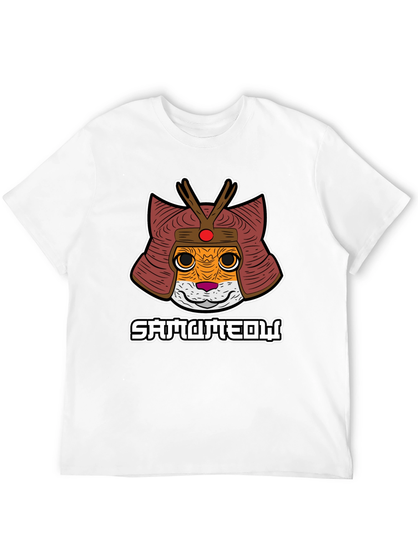 Samurameow T-Shirt: Cat Samurai