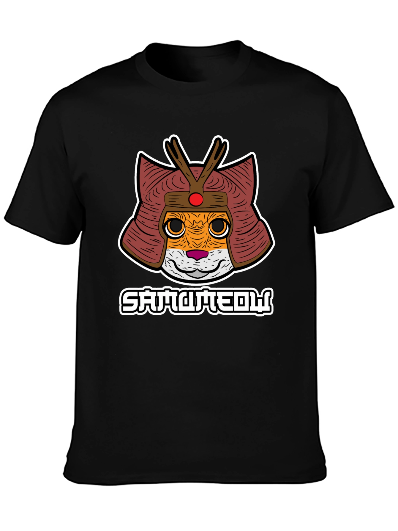 Samurameow T-Shirt: Cat Samurai