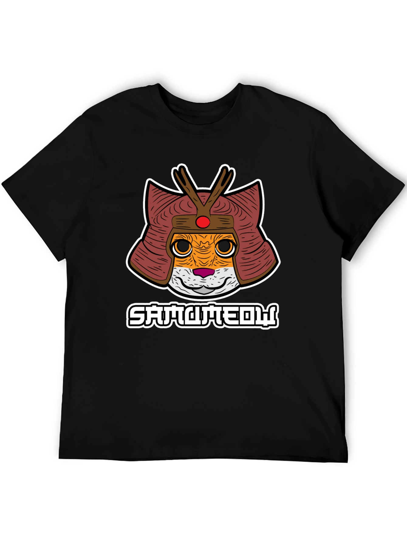 Samurameow T-Shirt: Cat Samurai