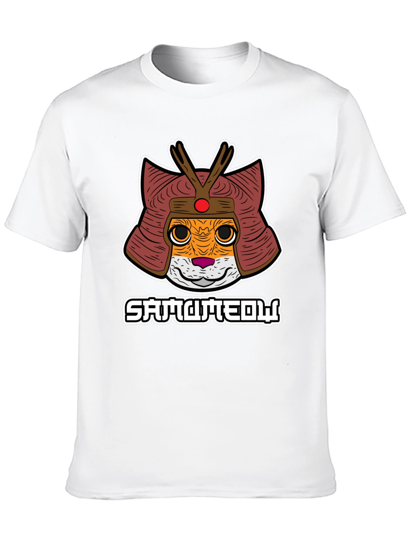 Samurameow T-Shirt: Cat Samurai