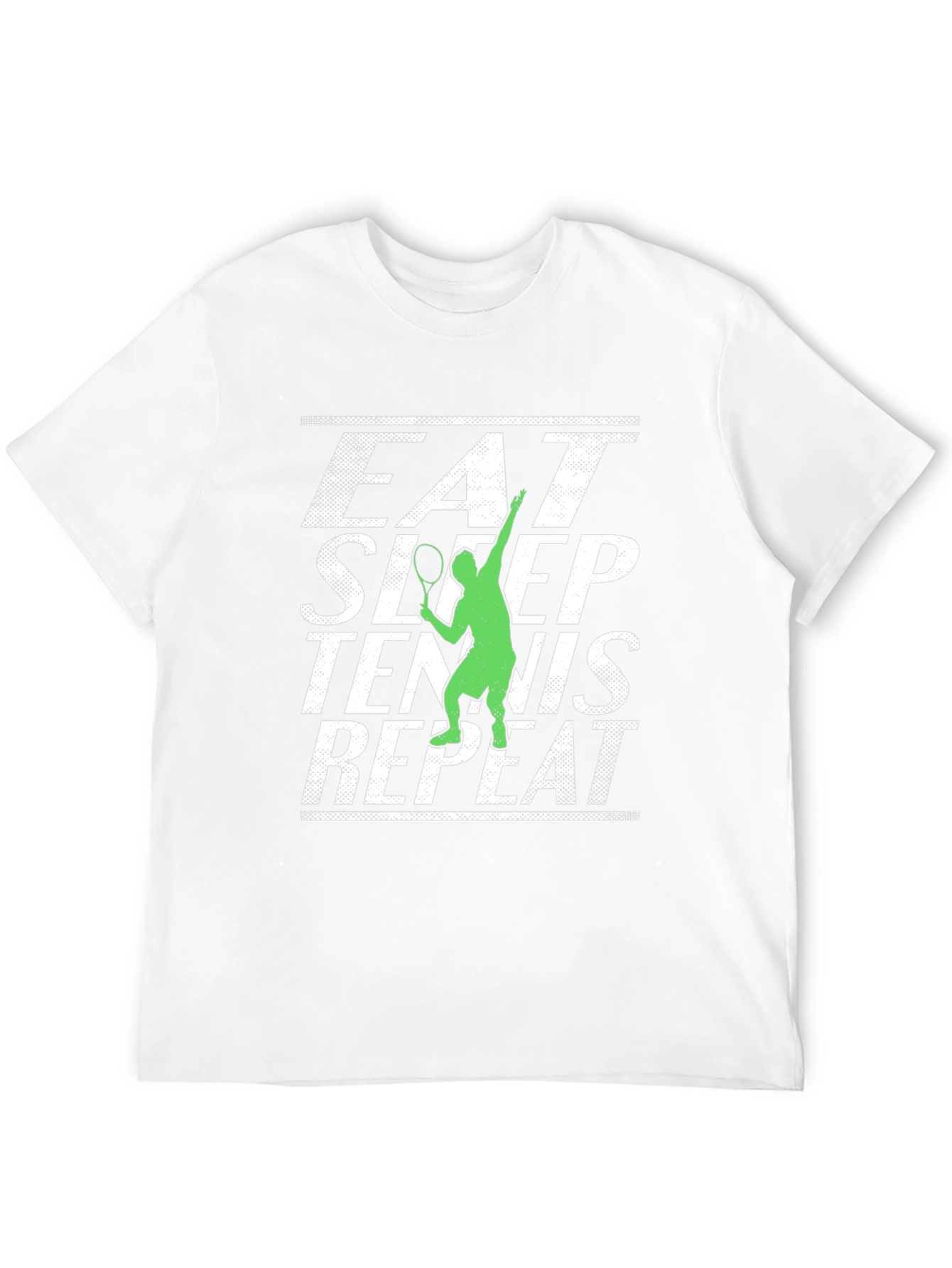 Eat Sleep Tennis Repeat Graphic Tee