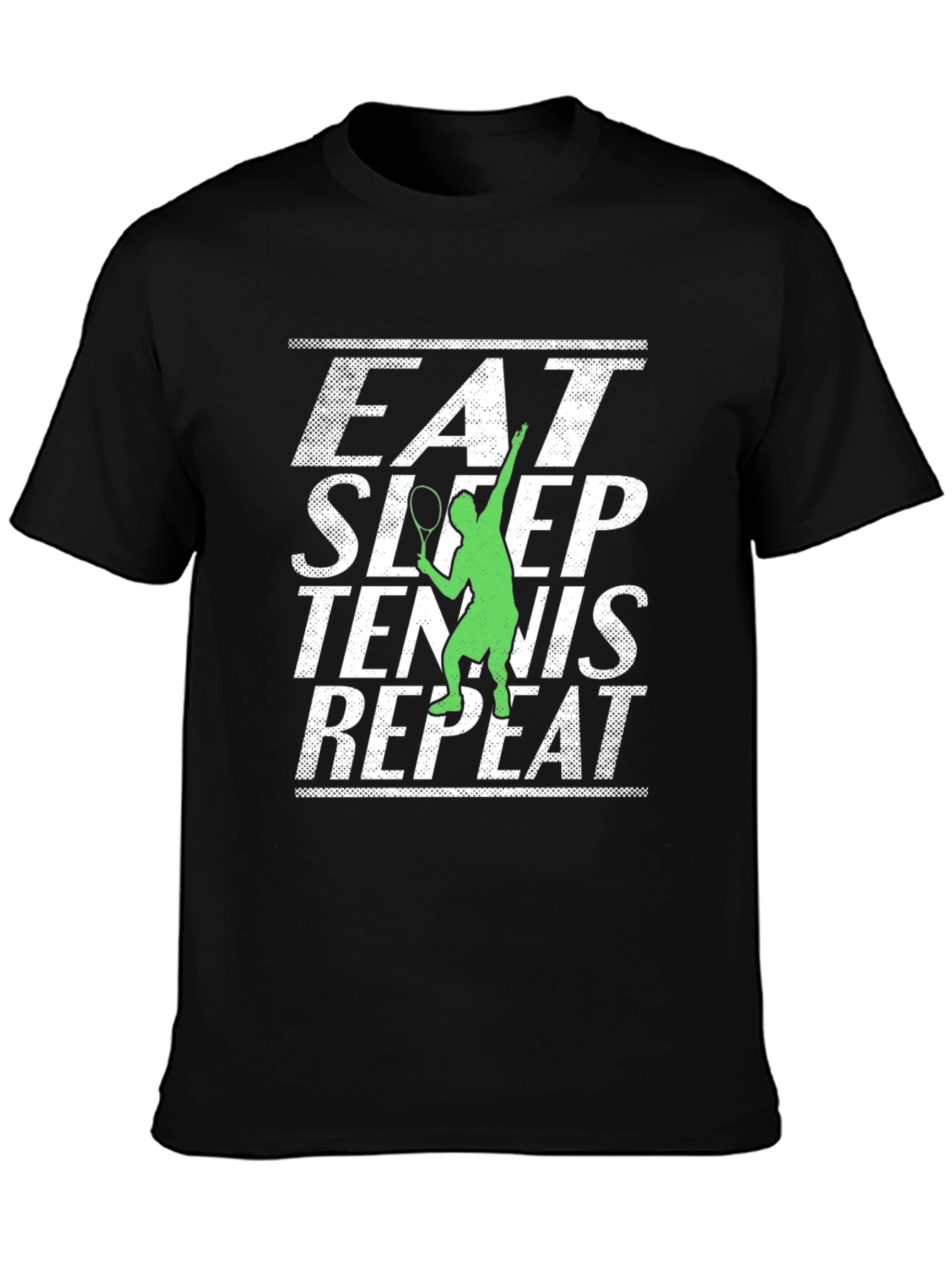 Eat Sleep Tennis Repeat Graphic Tee