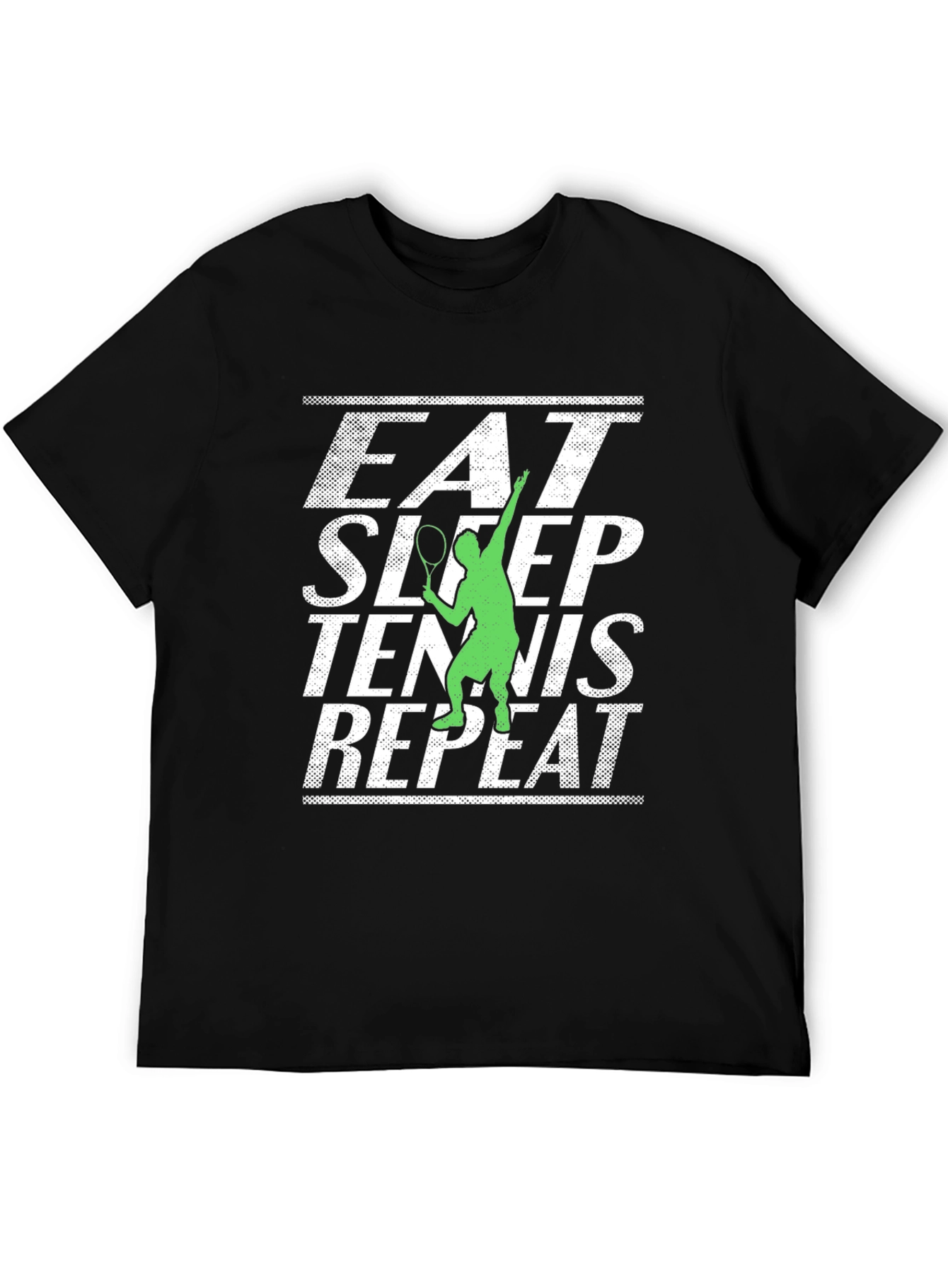 Eat Sleep Tennis Repeat Graphic Tee