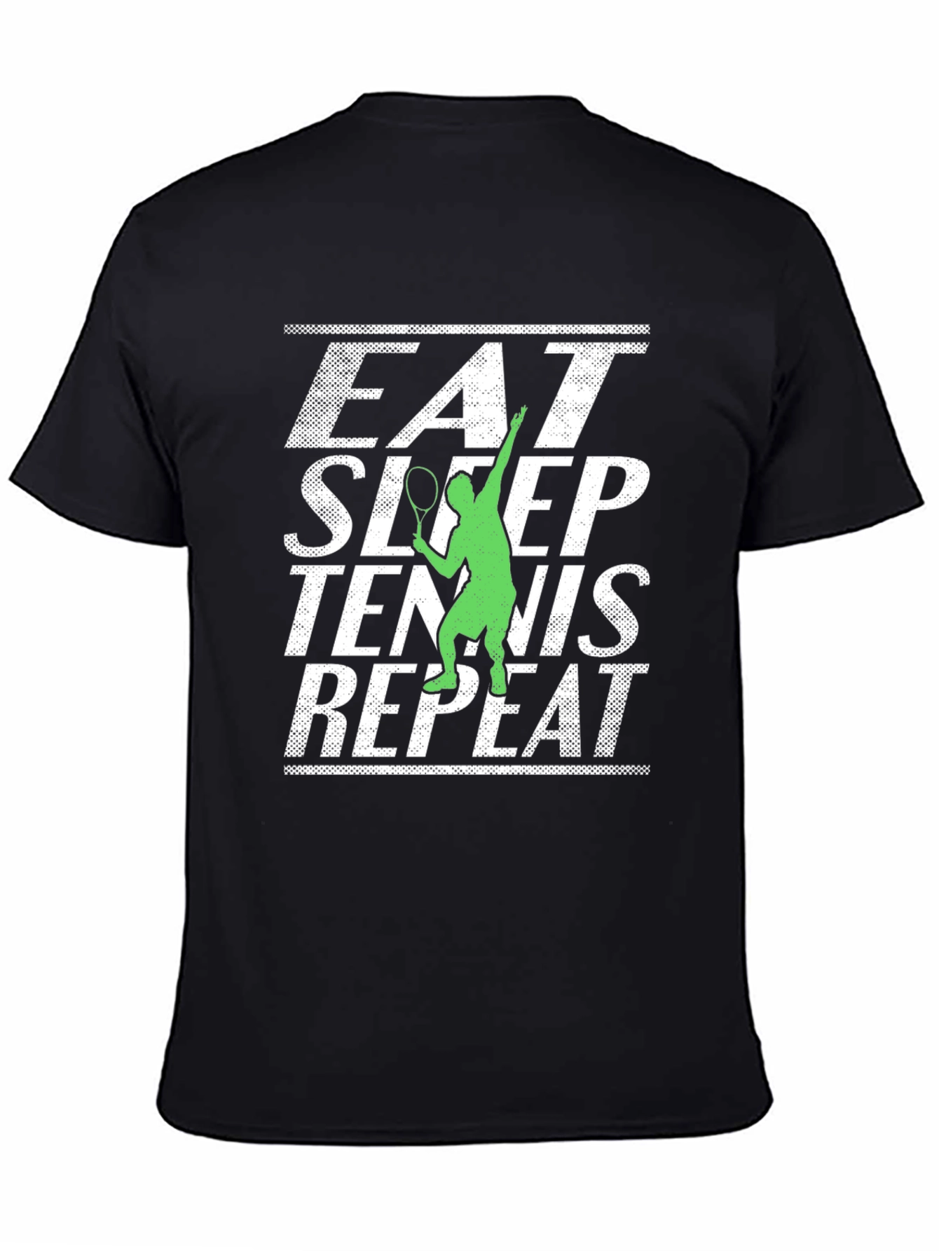 Eat Sleep Tennis Repeat Graphic Tee