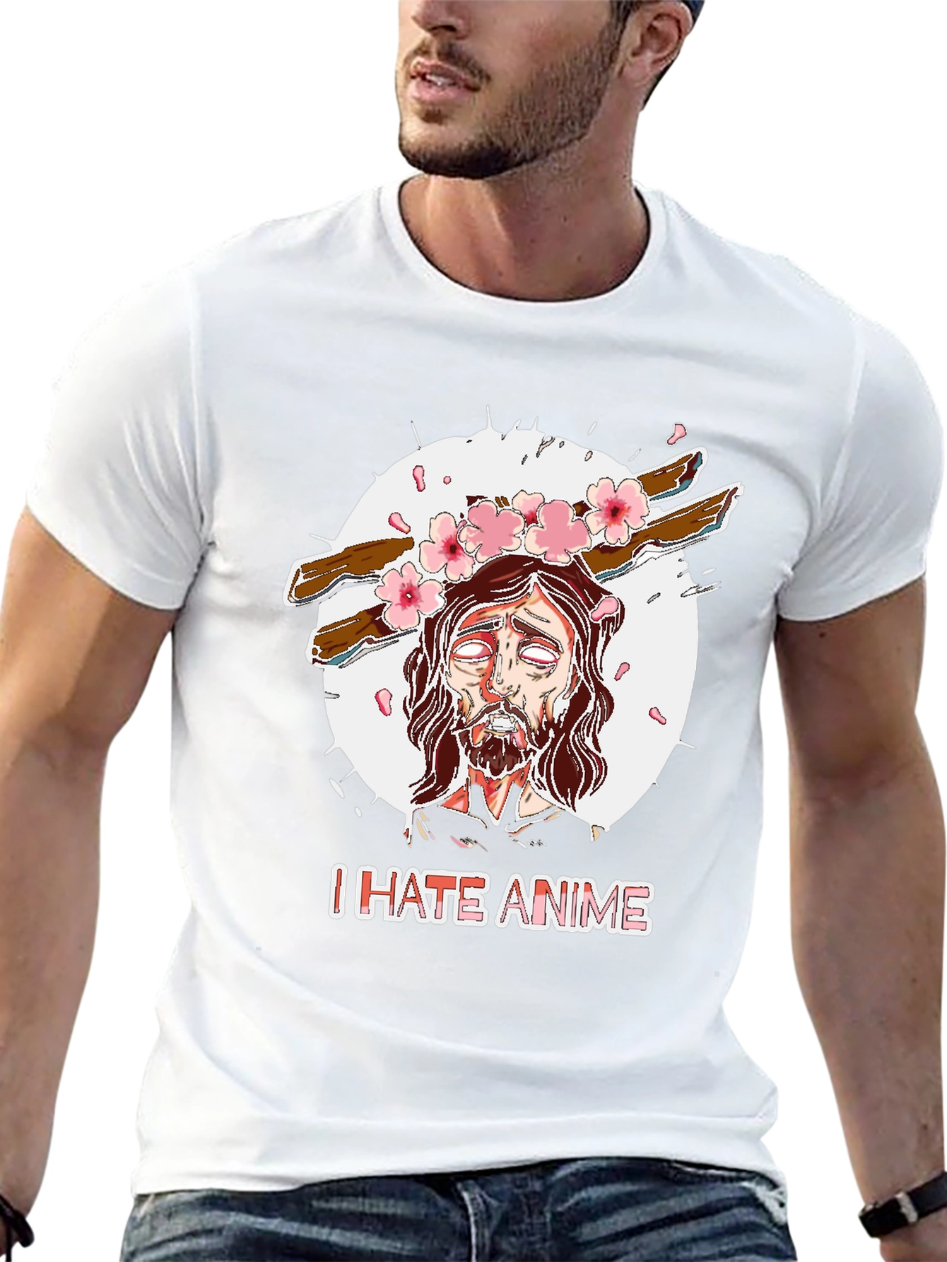 I Hate Anime Graphic Tee