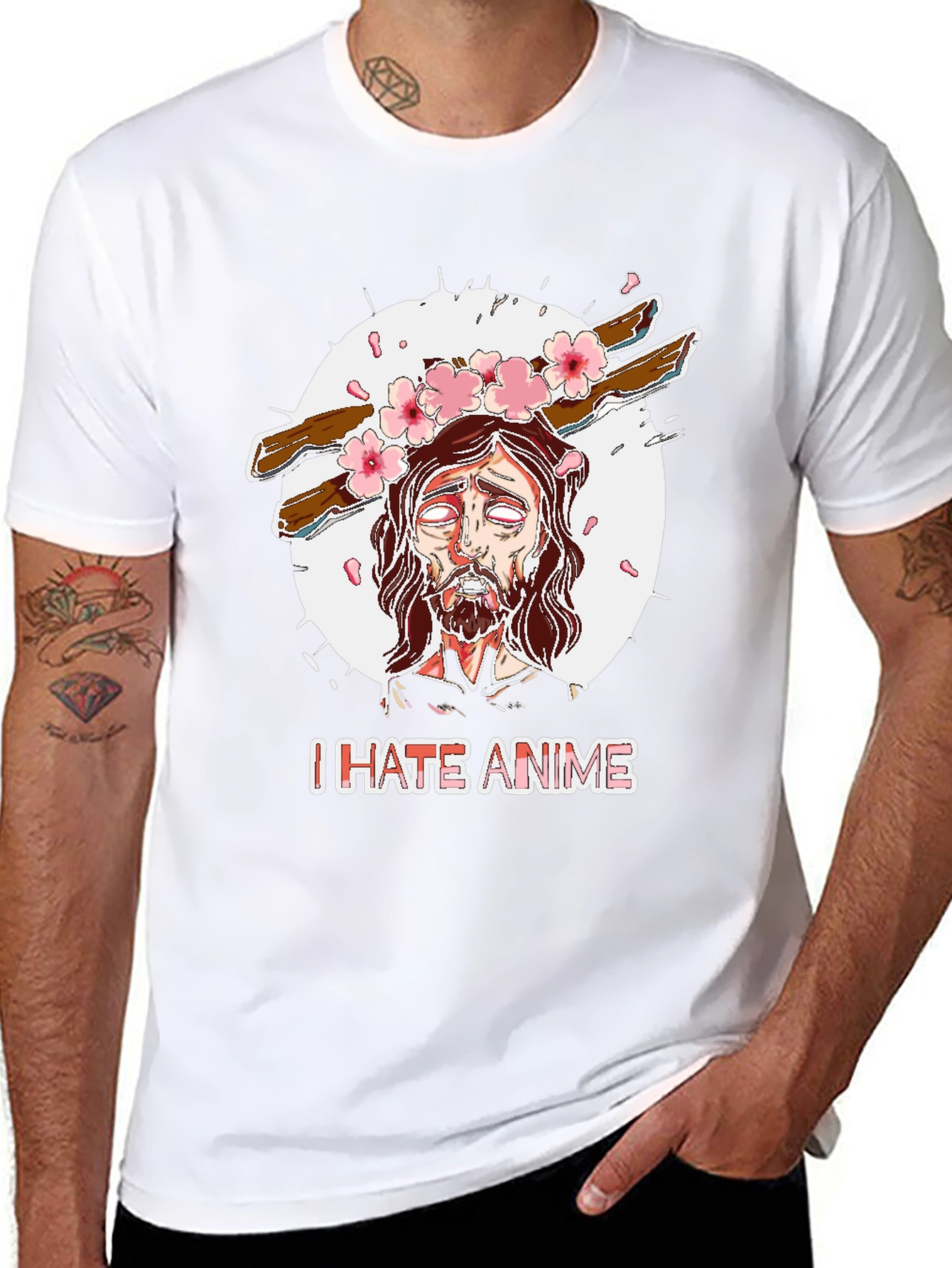 I Hate Anime Graphic Tee