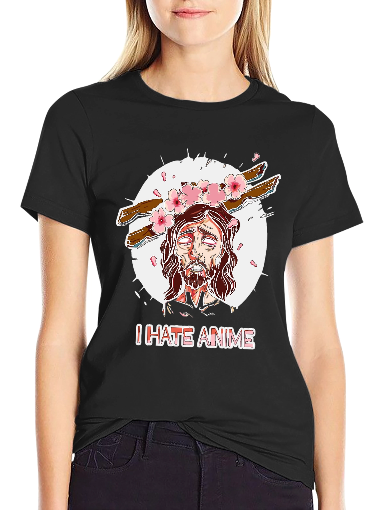 I Hate Anime Graphic Tee