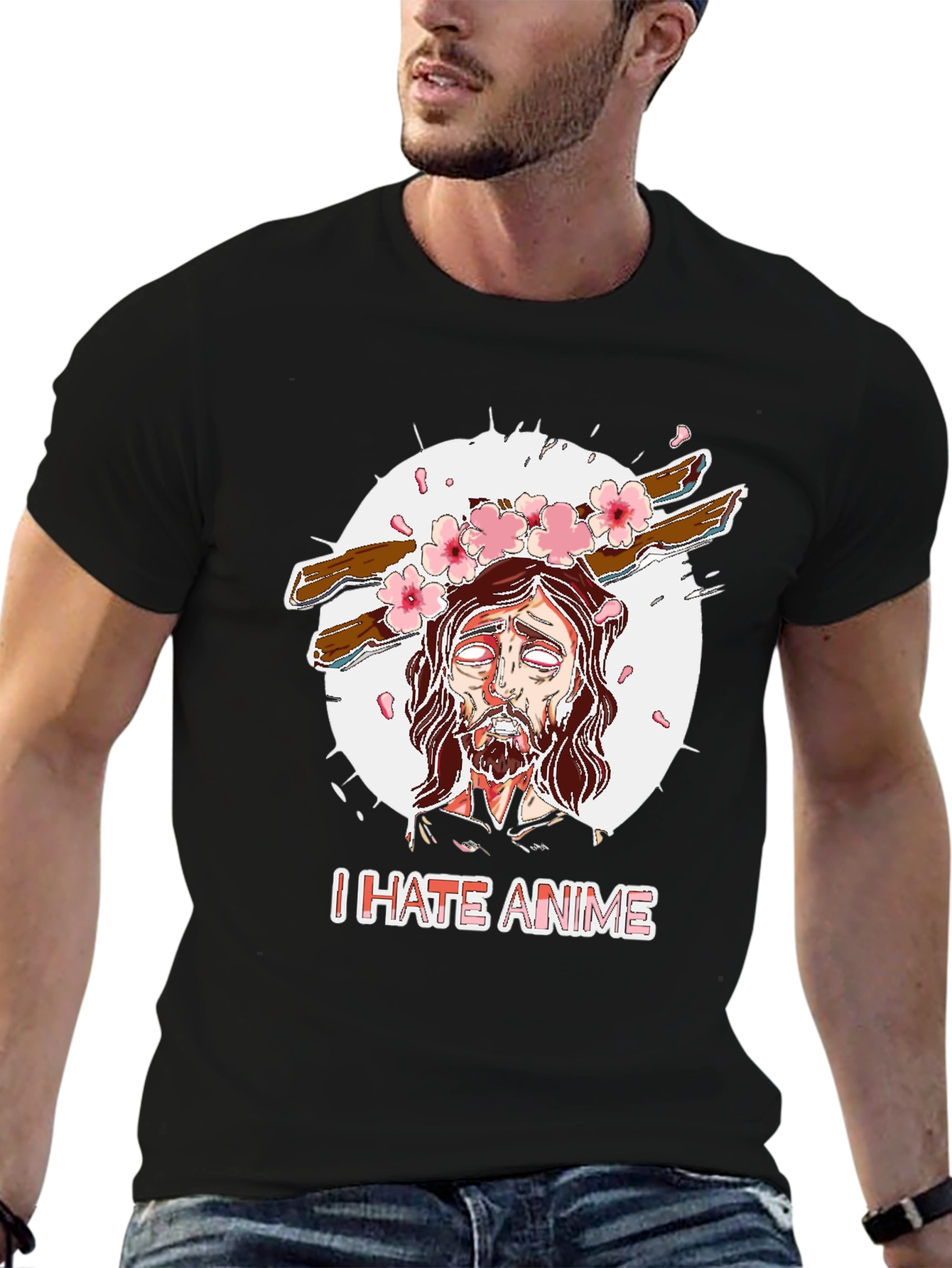 I Hate Anime Graphic Tee