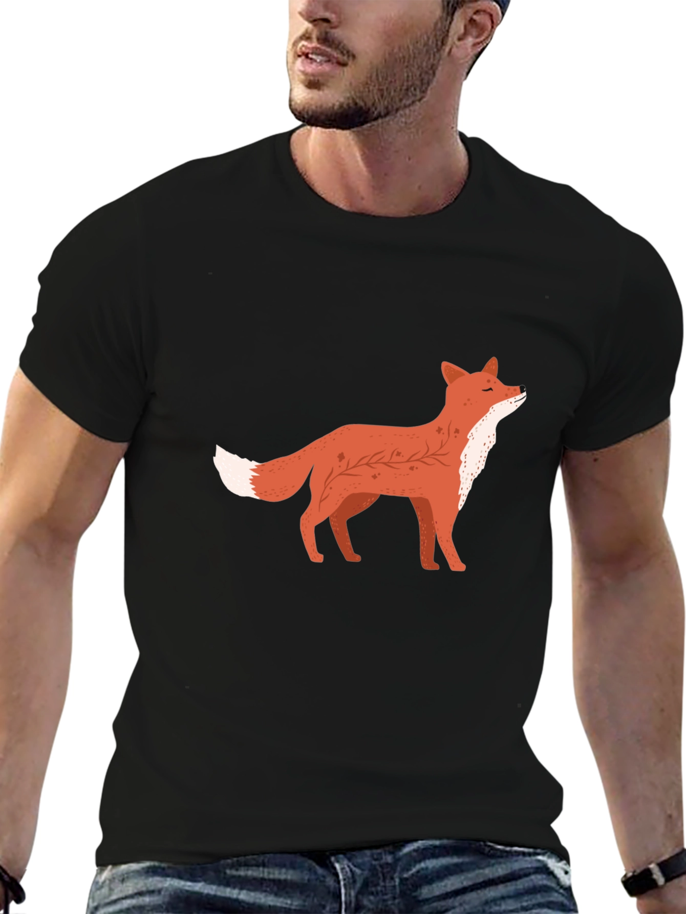 Fox Graphic Black T-Shirt