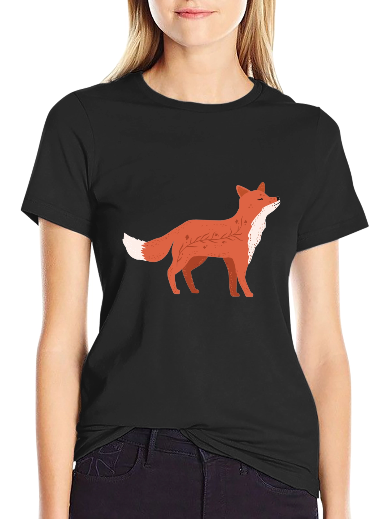 Fox Graphic Black T-Shirt