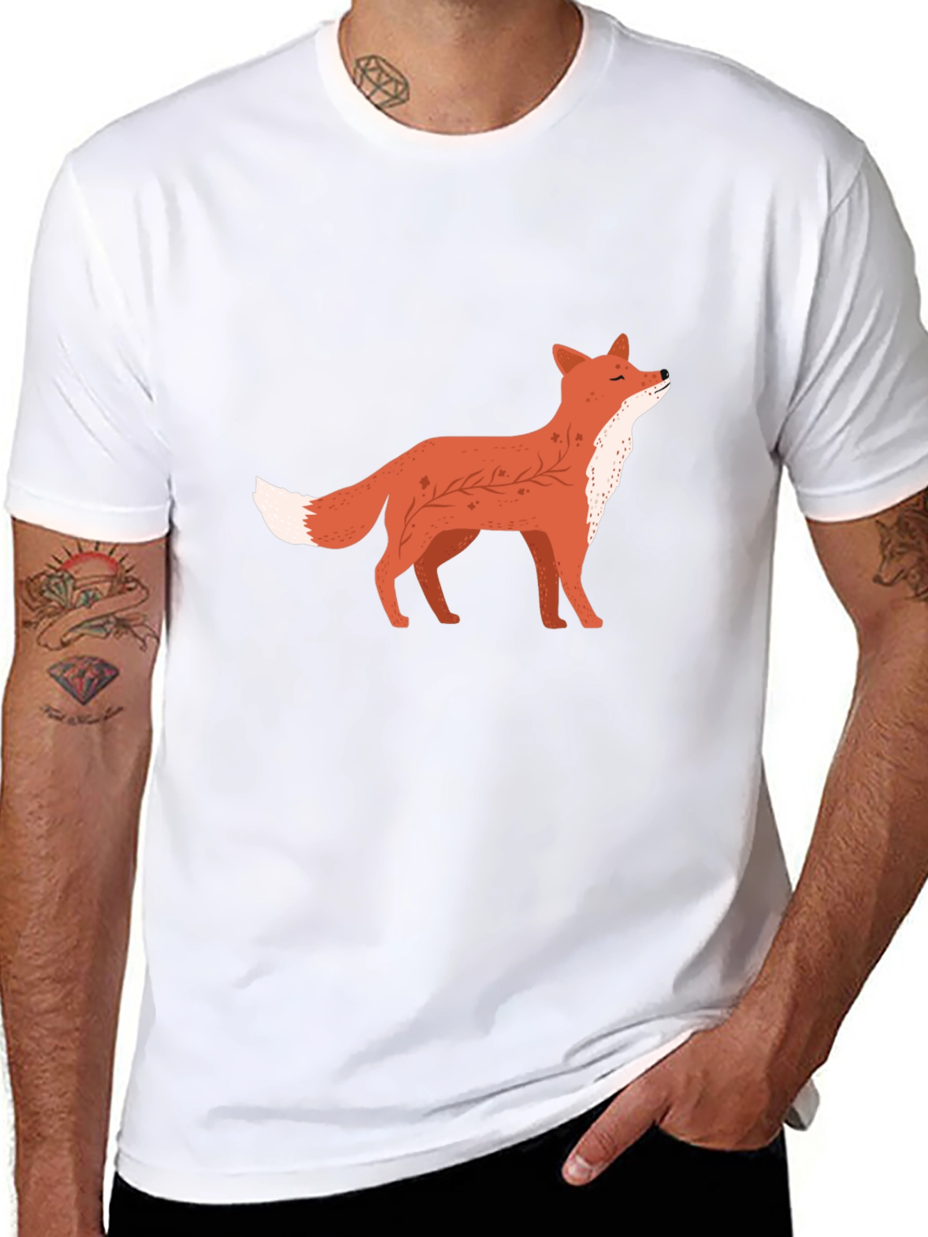 Fox Graphic Black T-Shirt
