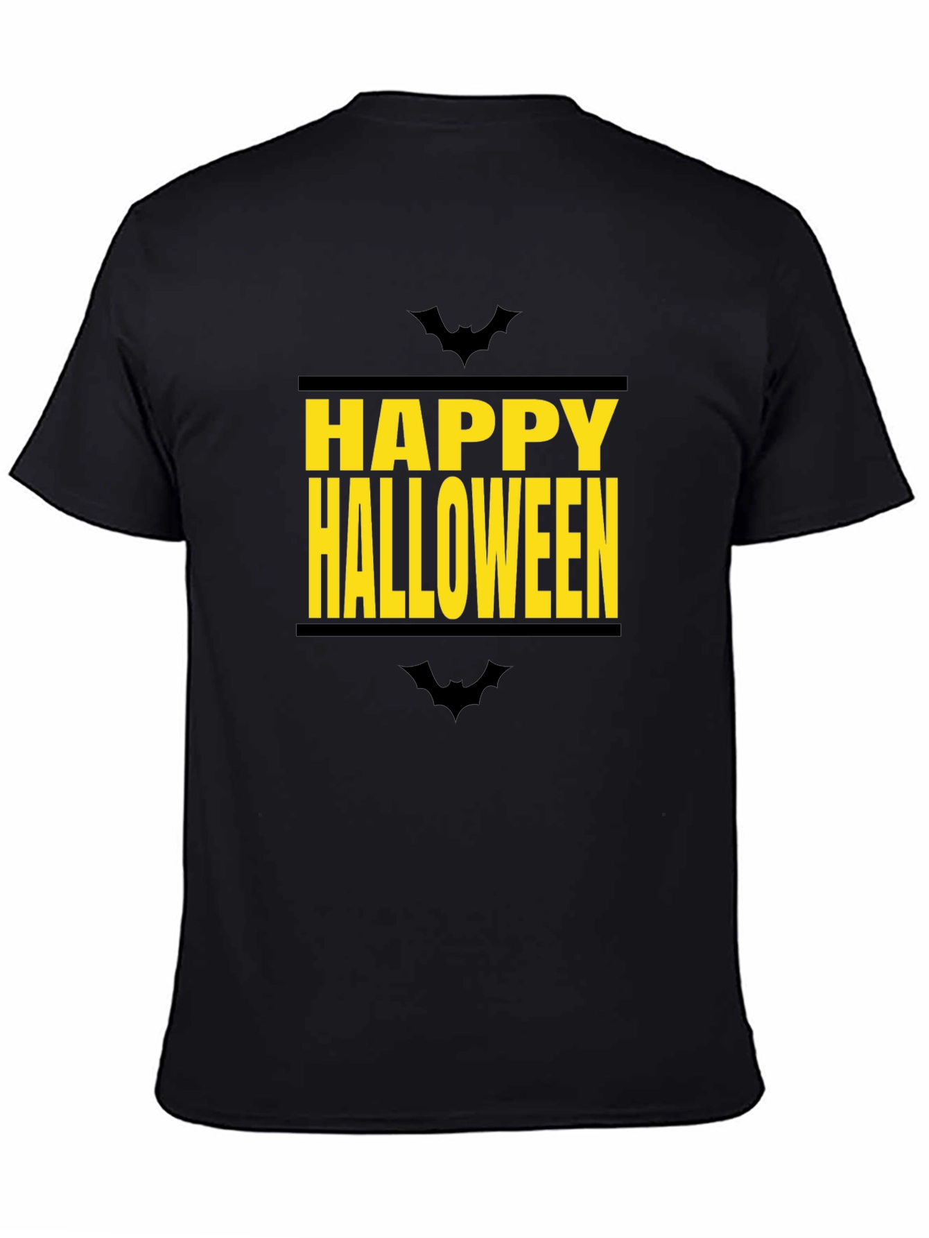 Happy Halloween Graphic Tee - Black