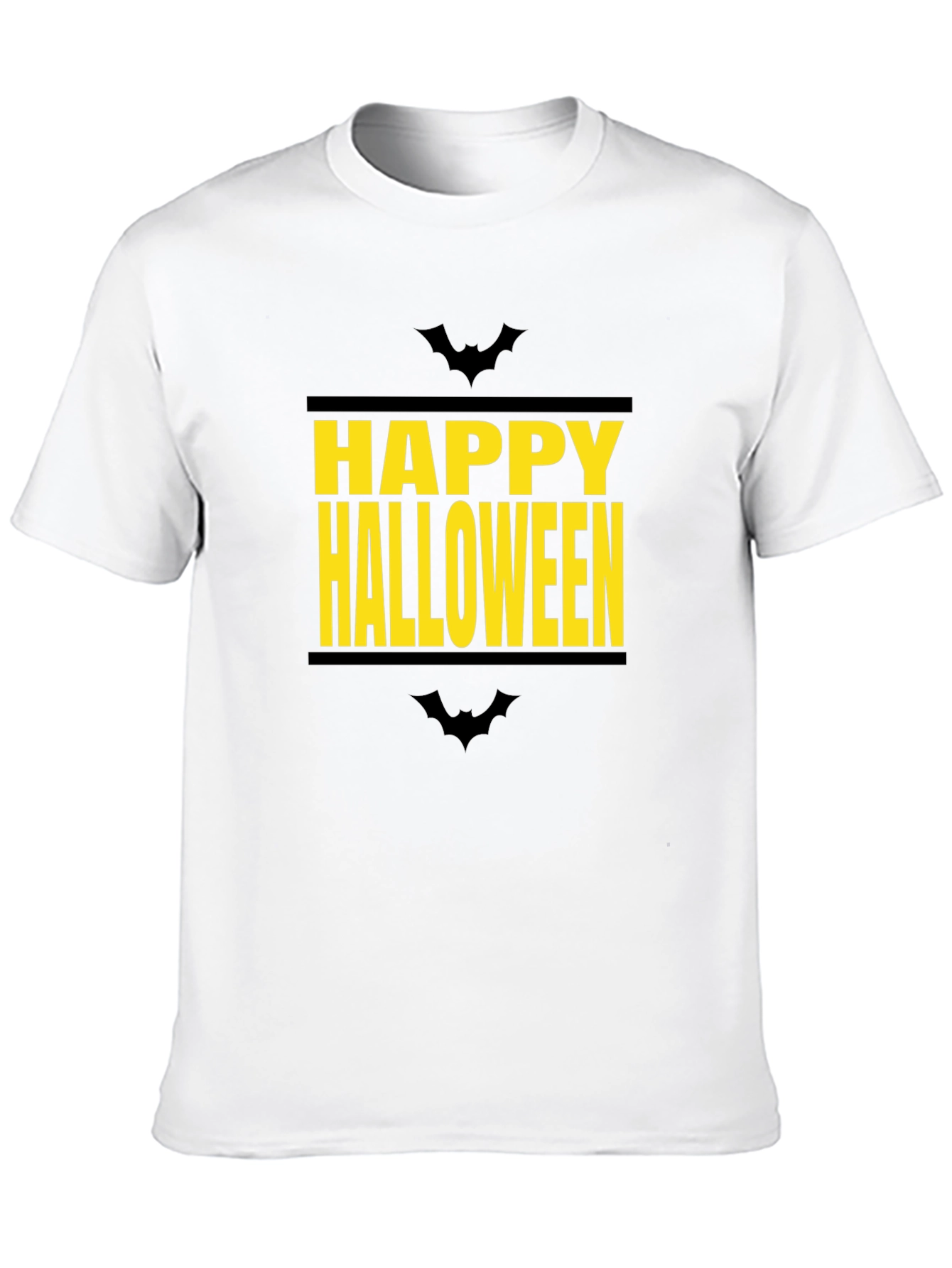 Happy Halloween Graphic Tee - Black