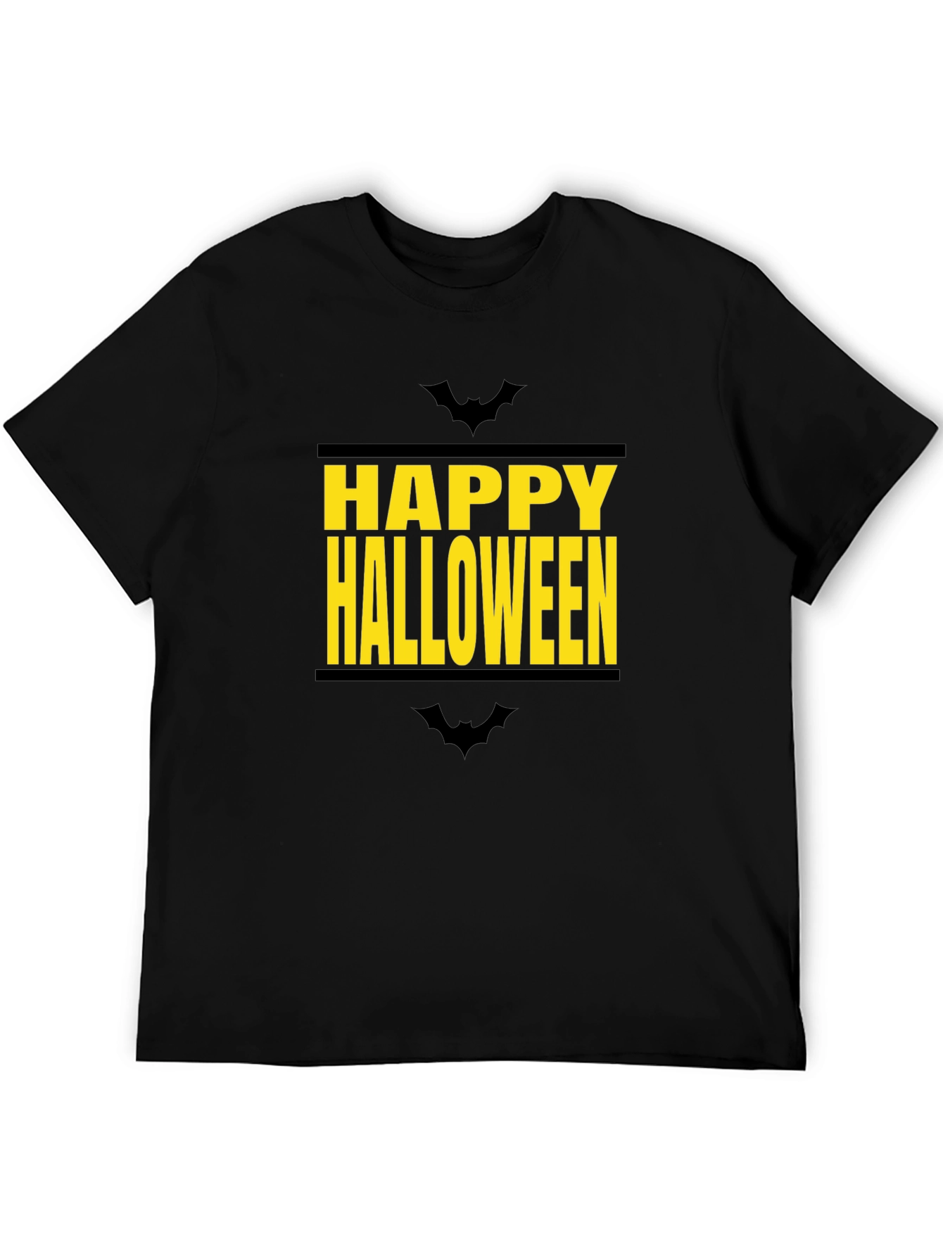 Happy Halloween Graphic Tee - Black