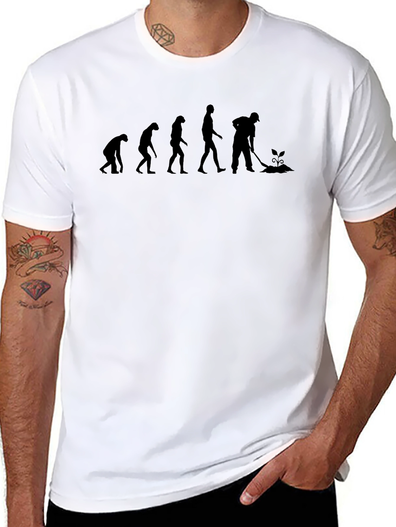 Gardener Evolution Graphic Tee - Black