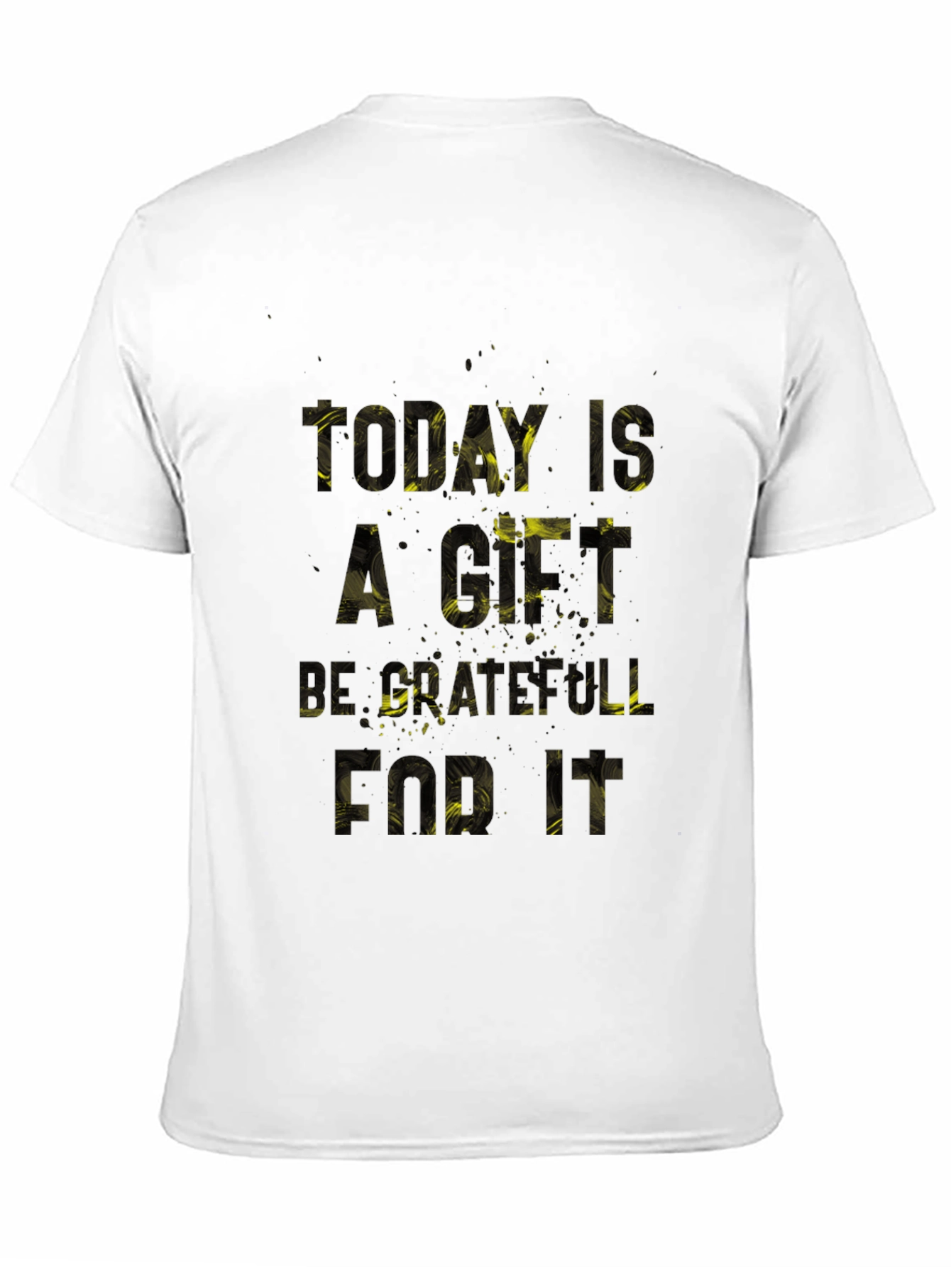 Grateful Today Black Graphic T-Shirt
