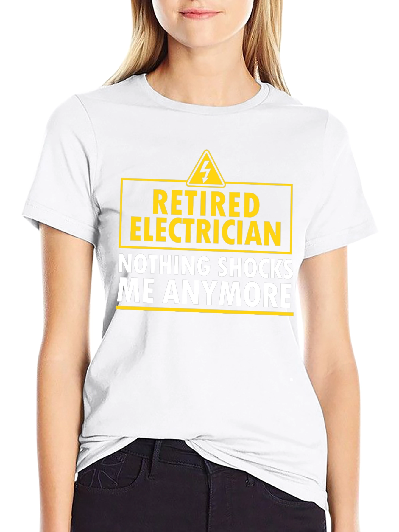 Retired Electrician T-Shirt - Nothing Shocks Me